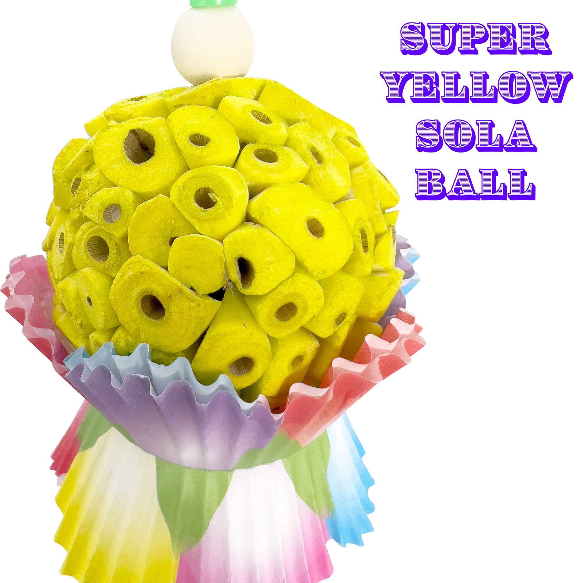 1570 Yellow Rainbow Tutu Chew