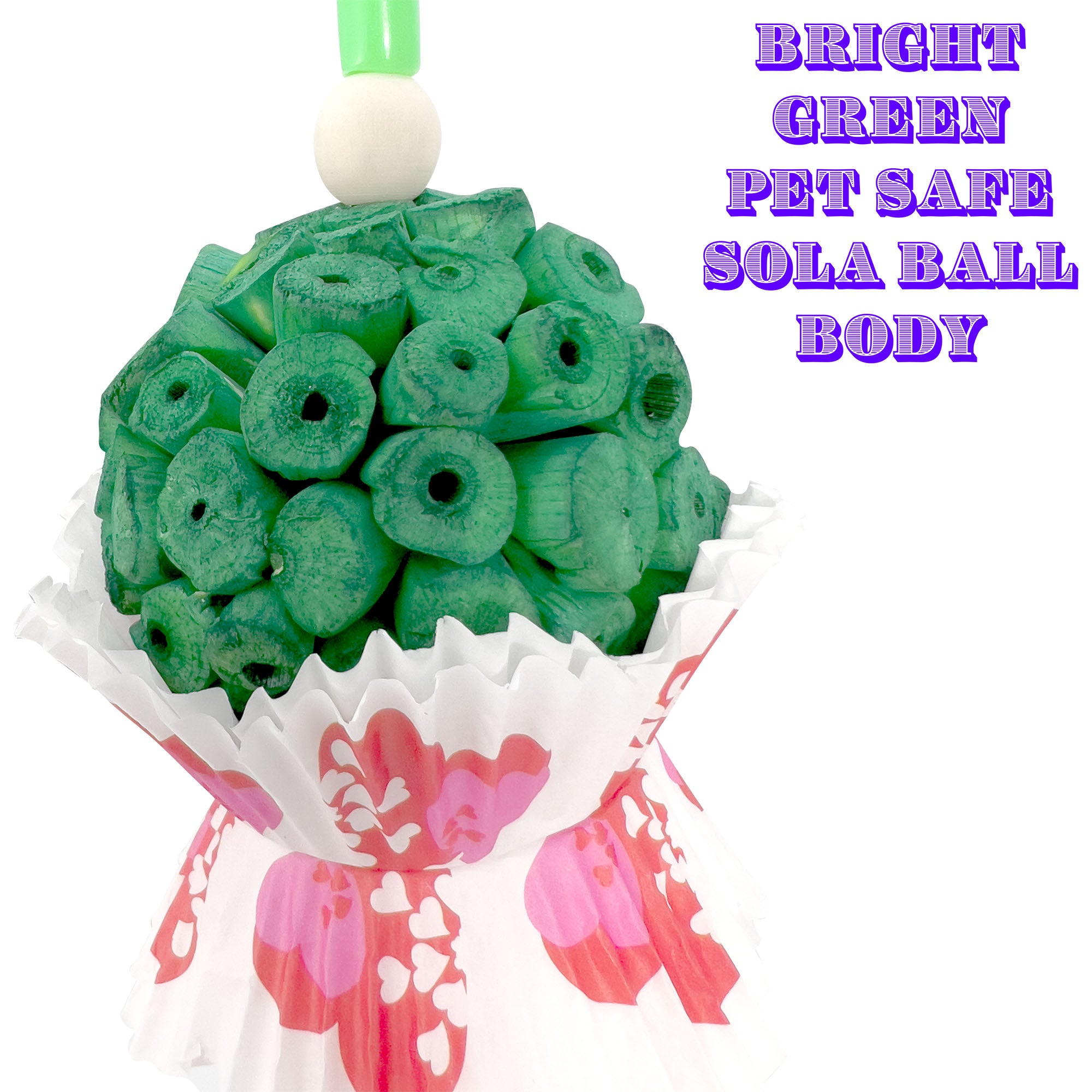 1572 Green Rainbow Tutu Chew