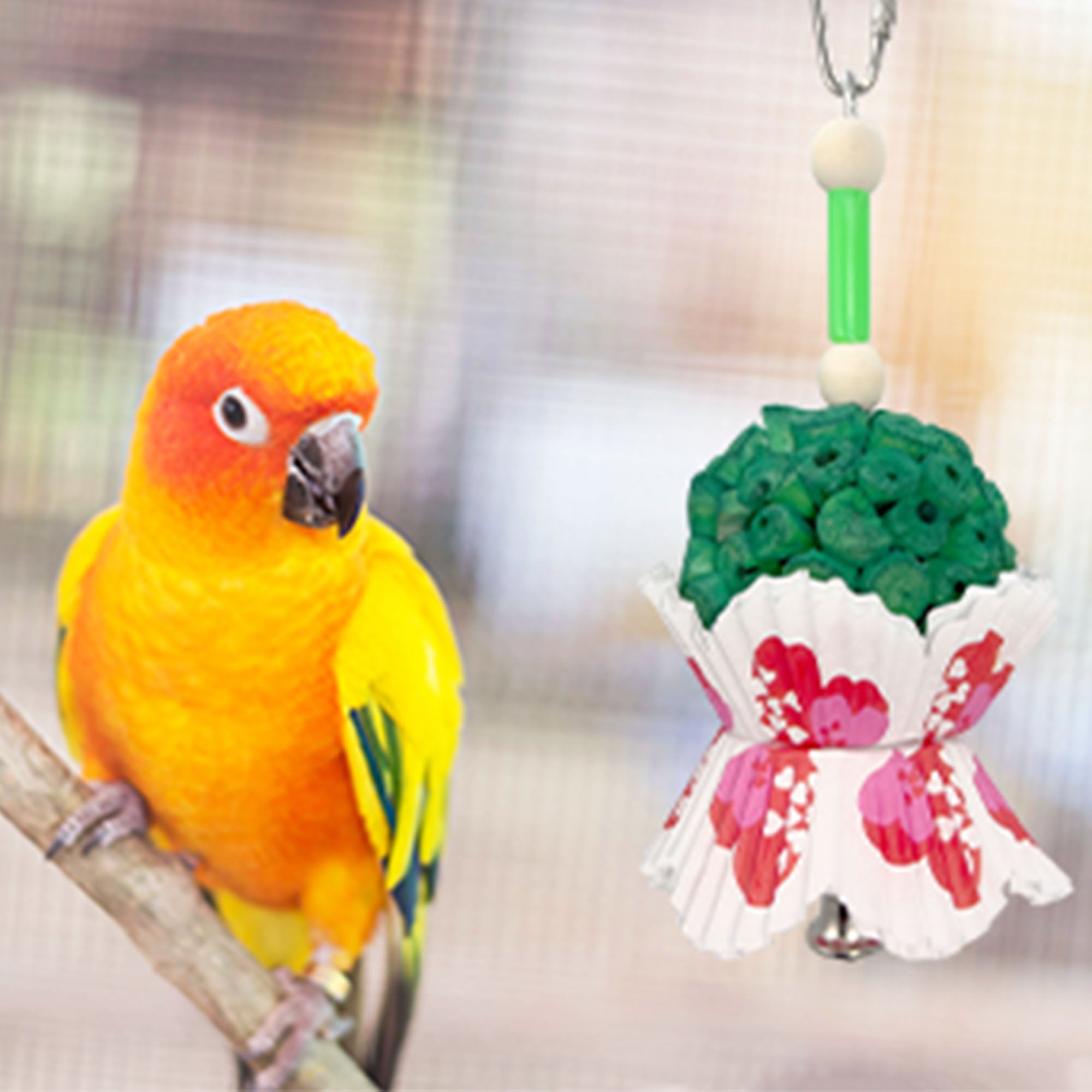 1572 Green Rainbow Tutu Chew