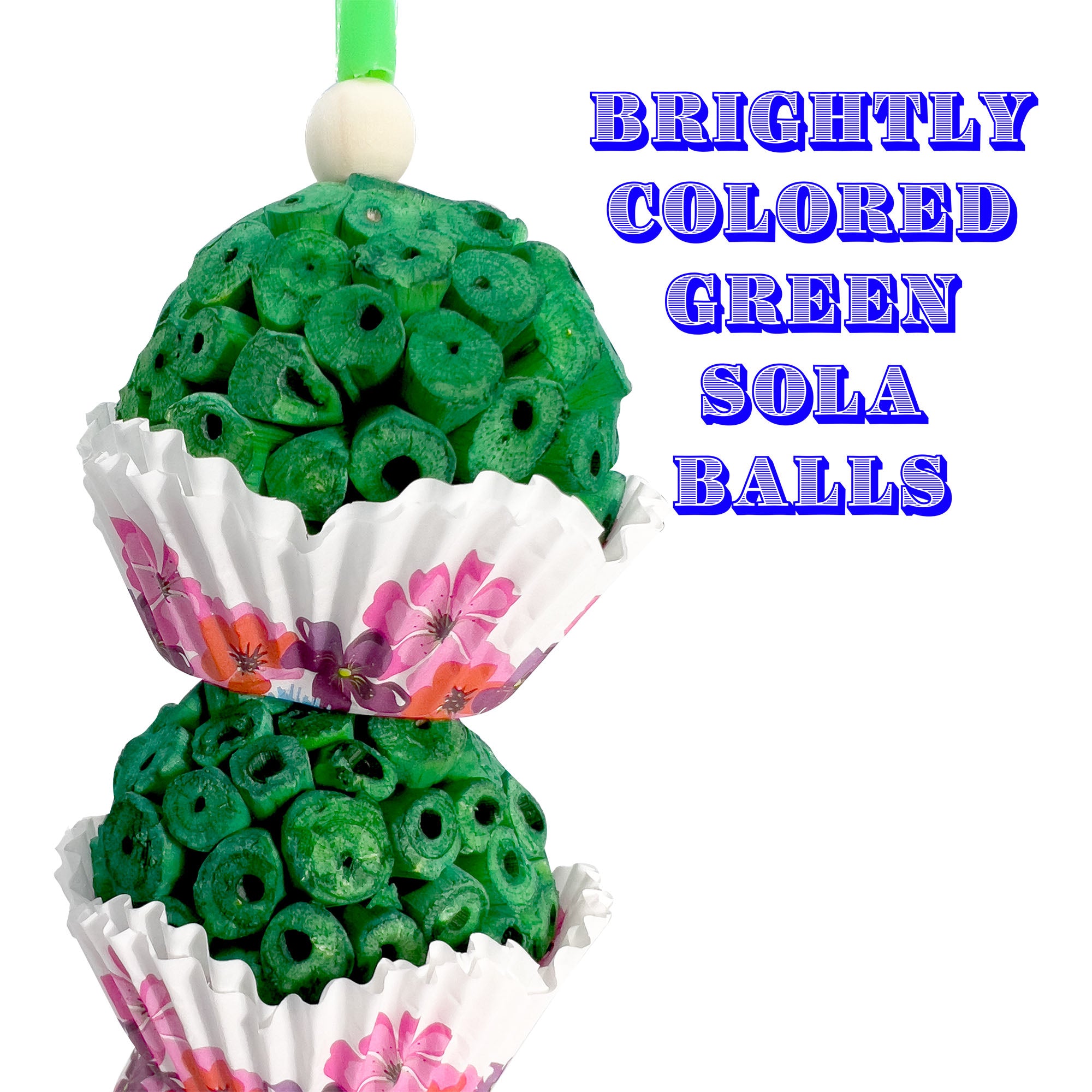 1575 Double Green Rainbow Tutu Chew