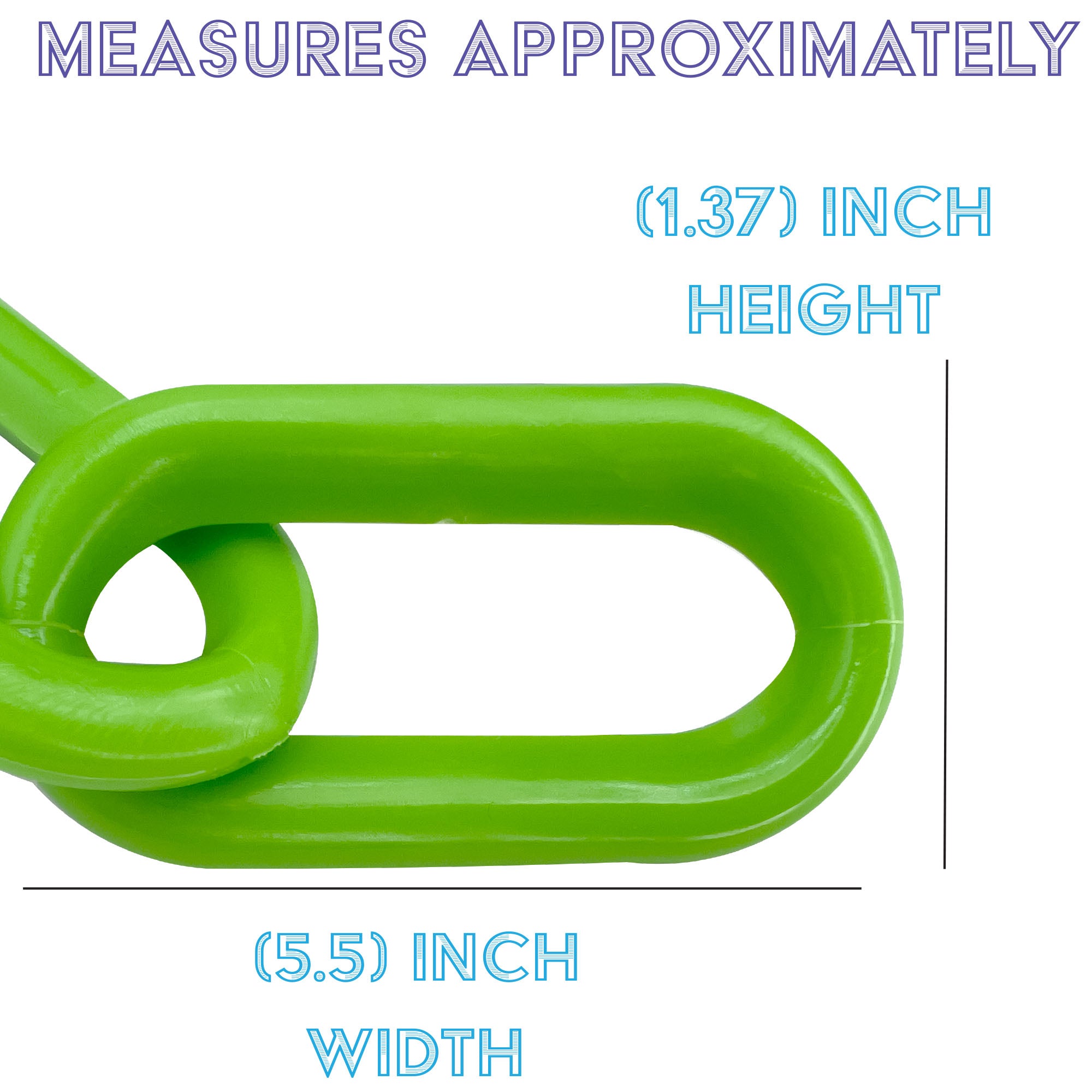 2002 5ft Big Green Plastic Chain
