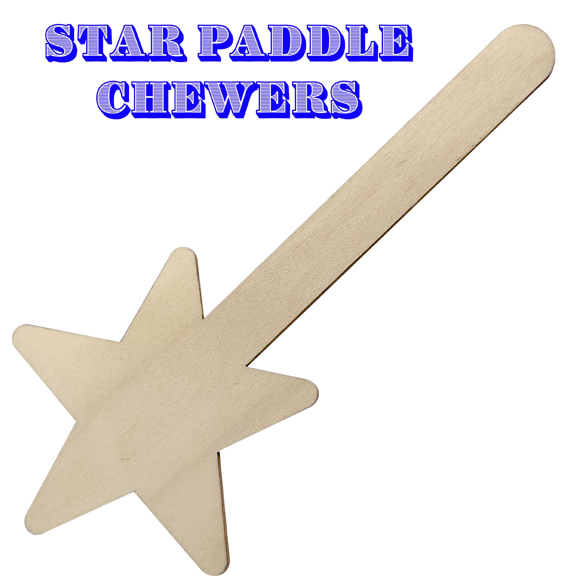 2060 Pk6 Wood Paddle Chewers