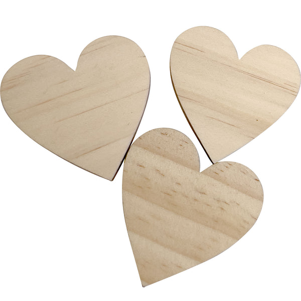 Pk6 Natural Wood Heart Chews #2065