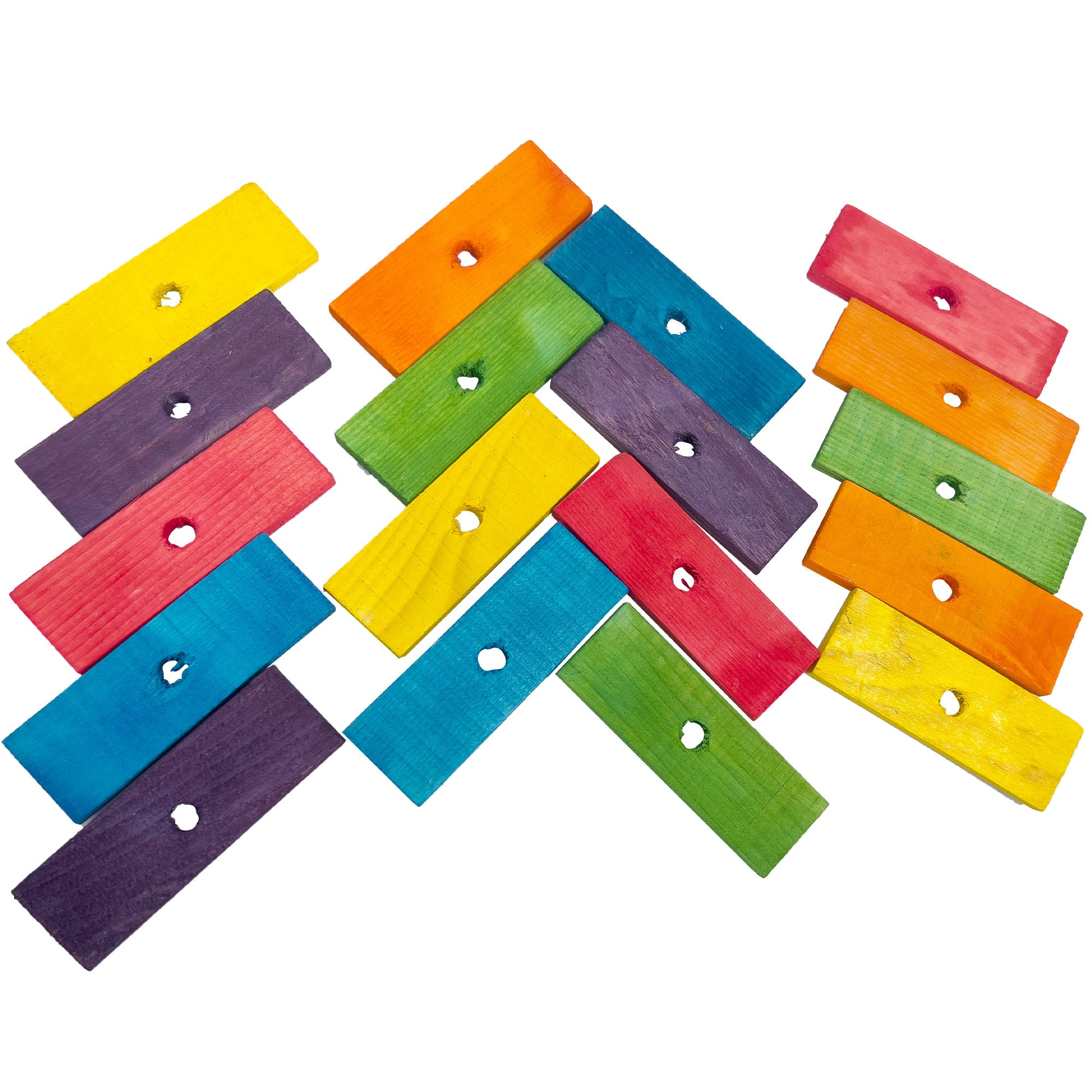 2162 Rectangular Rainbow Chew Slats