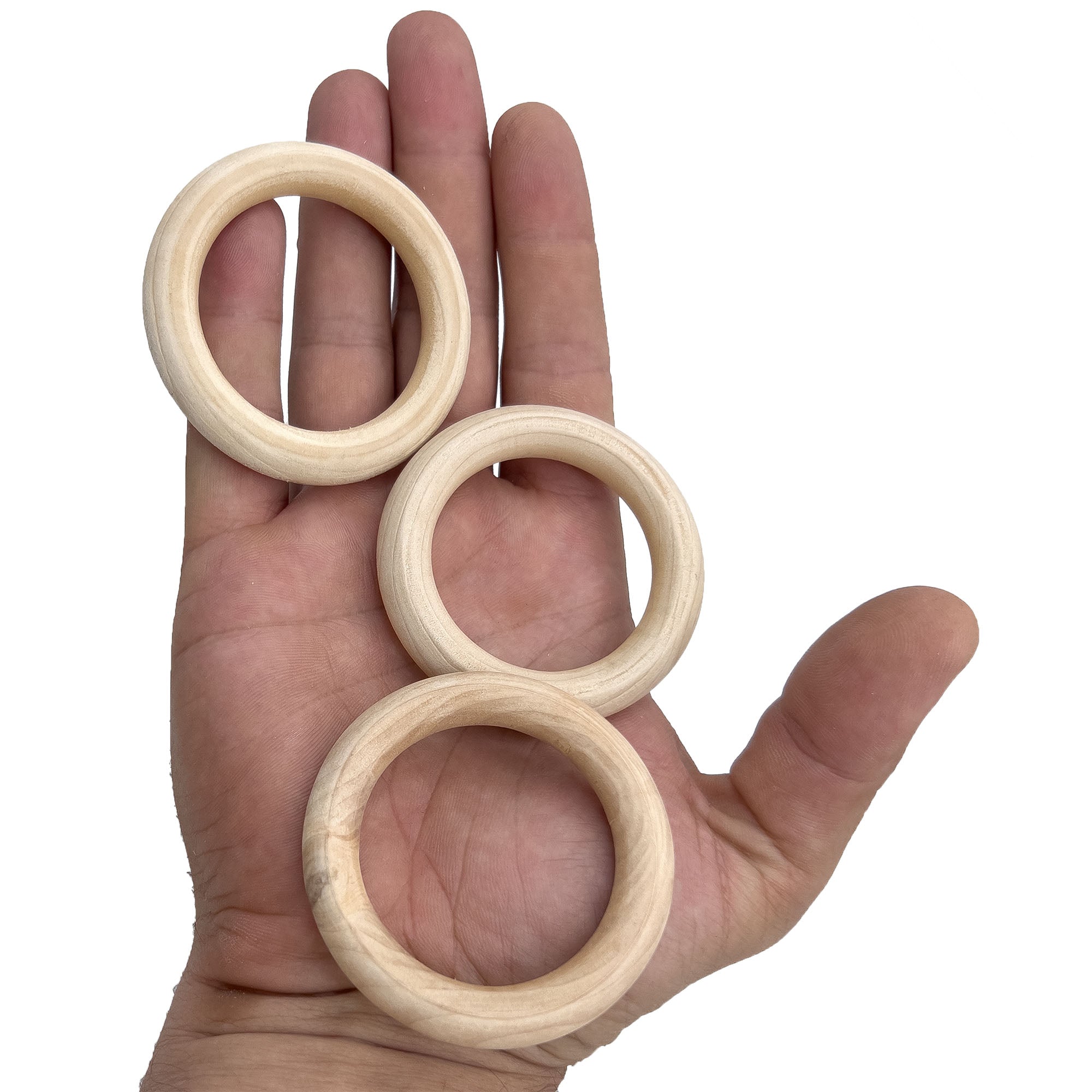 2178 Pk3 Medium Wood Rings