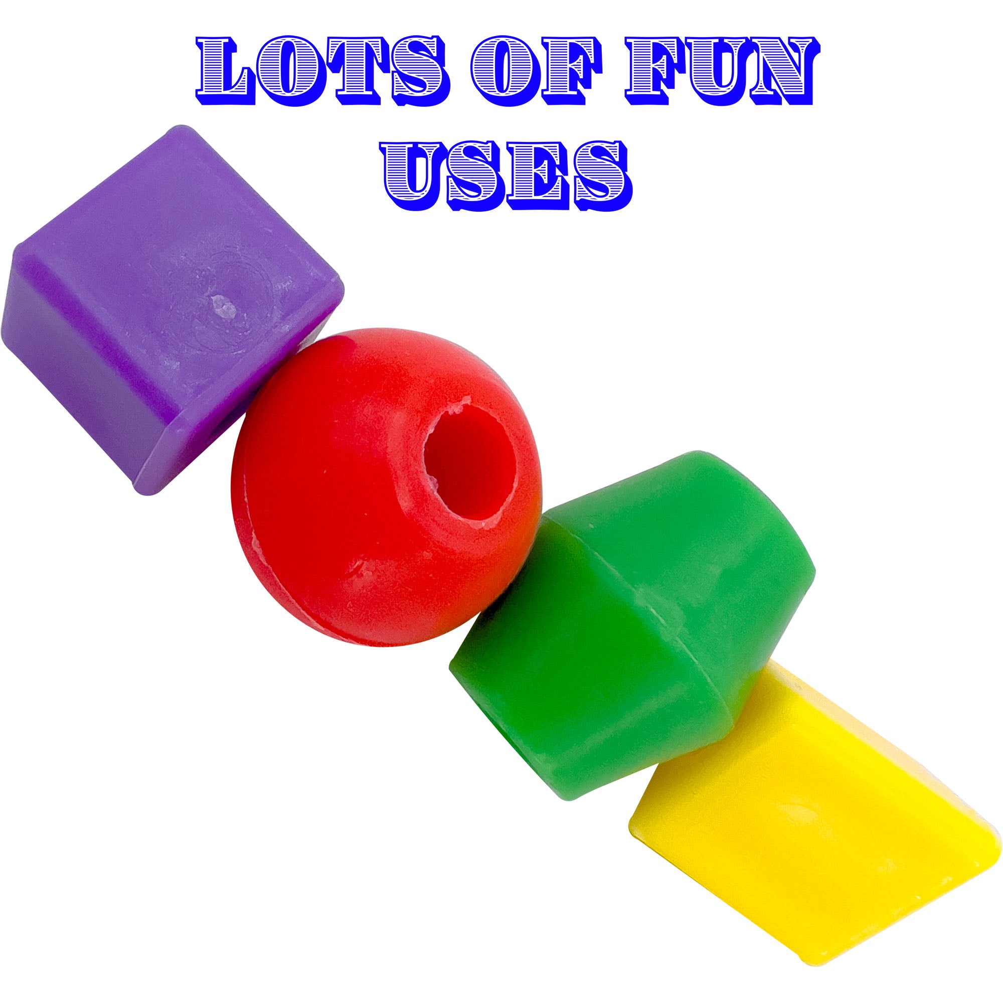 2181 Pk12 Plastic Rainbow Beads