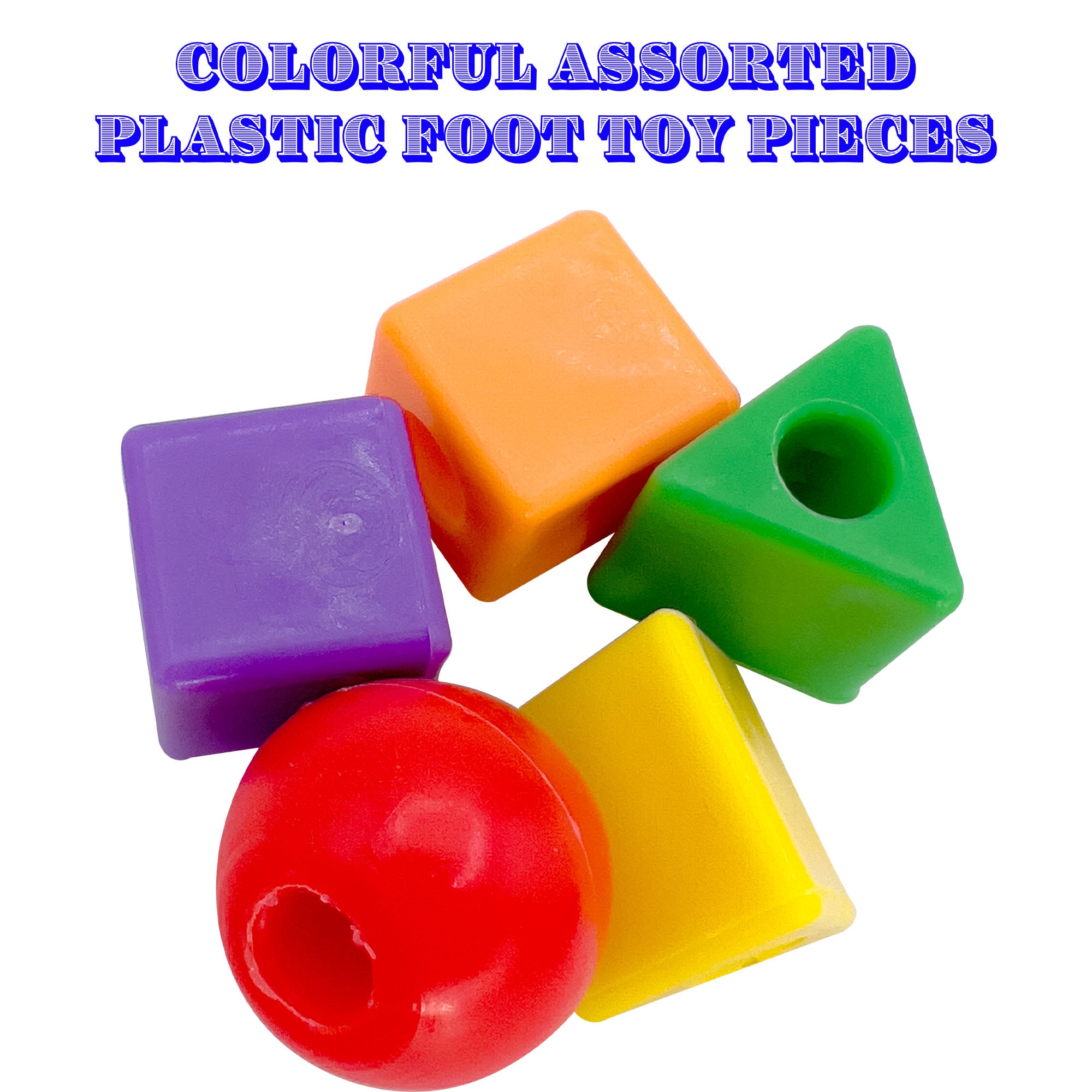 2181 Pk12 Plastic Rainbow Beads