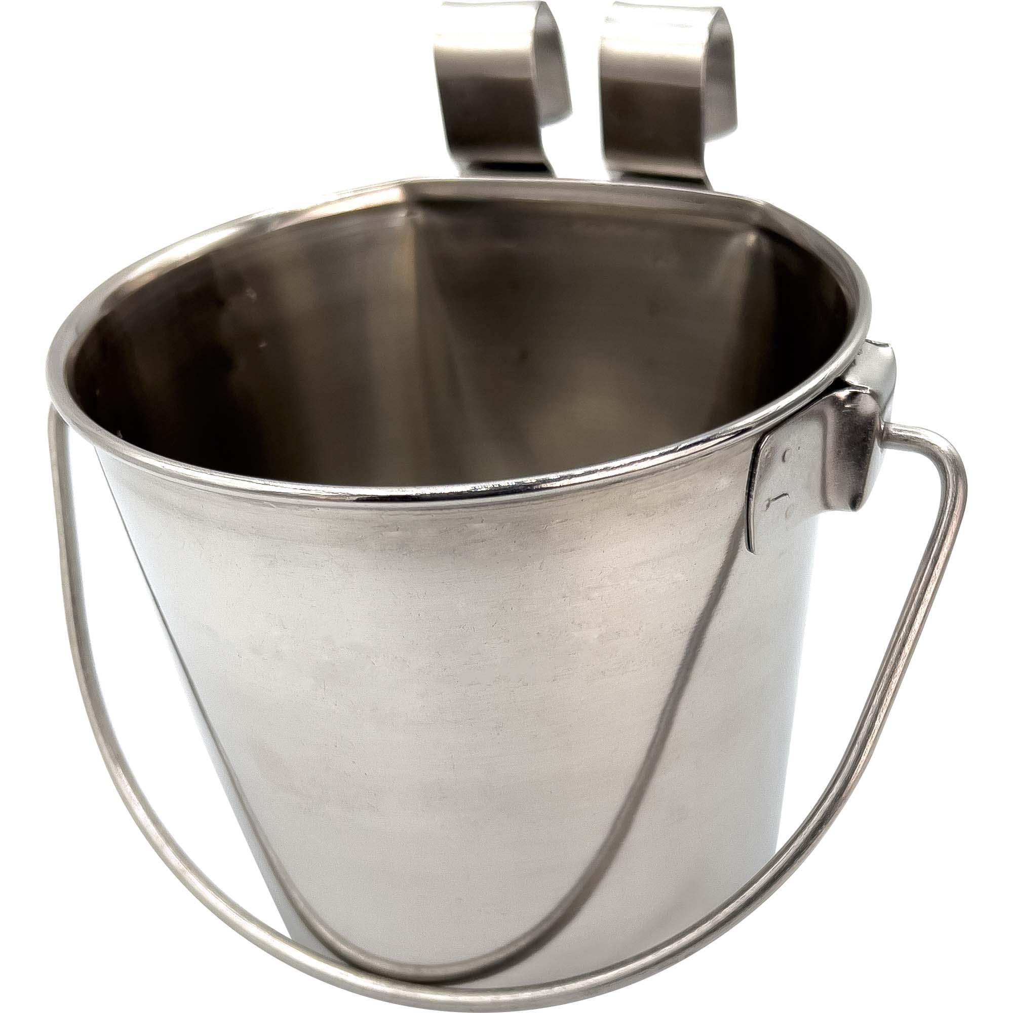 3201 1 Quart Stainless Steel Flat Hook Bird Bucket