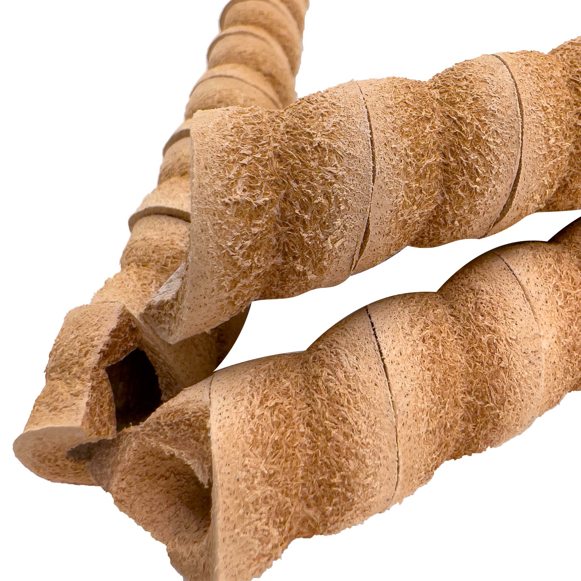 5020 Twisters de cuero natural Pk4 Pk8 PK12 M&M Bird Toys