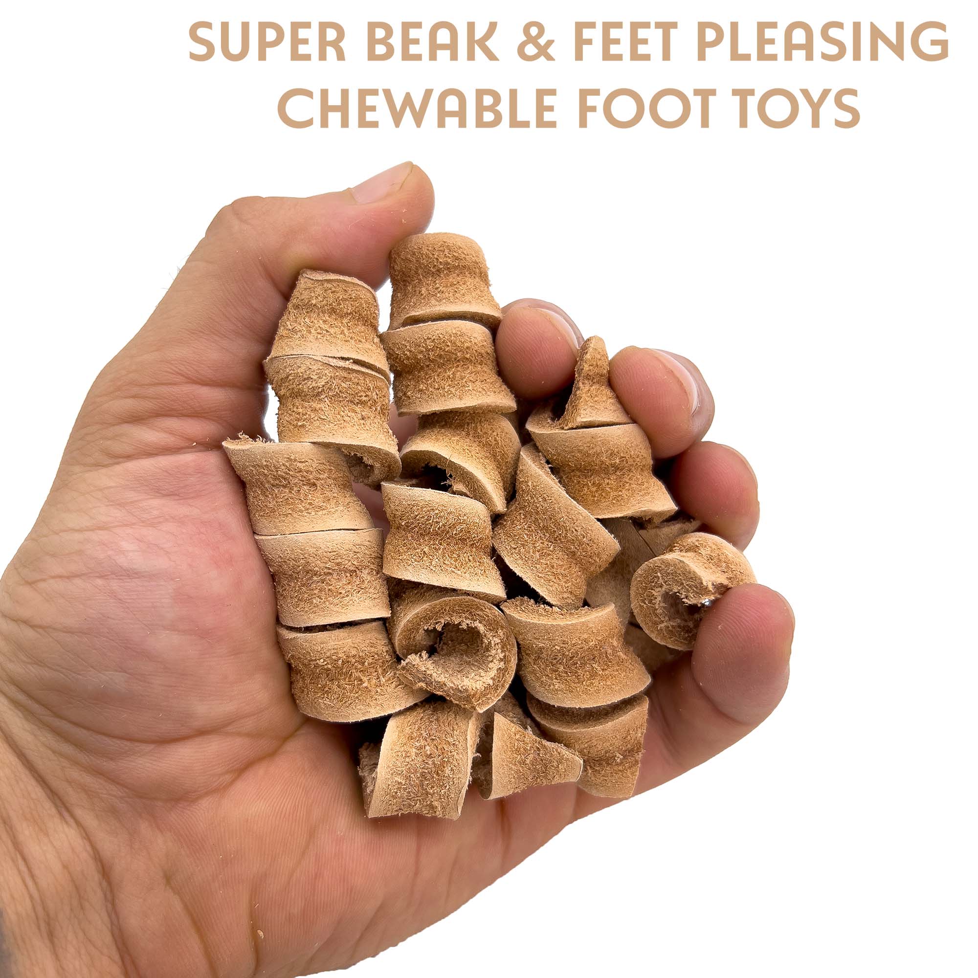 5023 Natural Leather Mini Twists