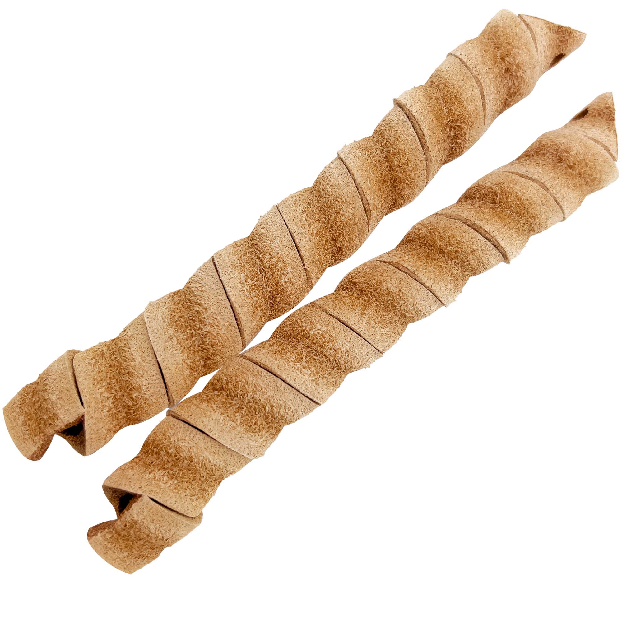 5020 Twisters de cuero natural Pk4 Pk8 PK12 M&M Bird Toys