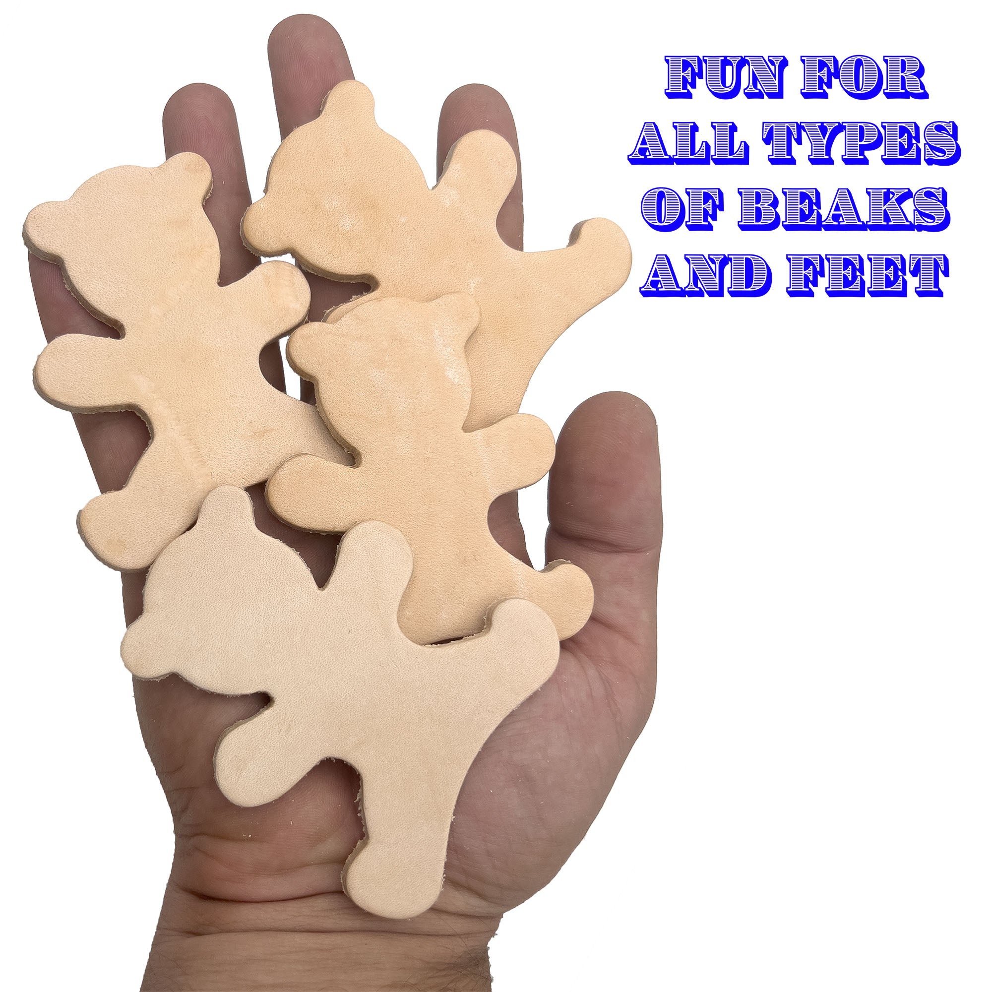 5029 Pk4 Leather Teddys