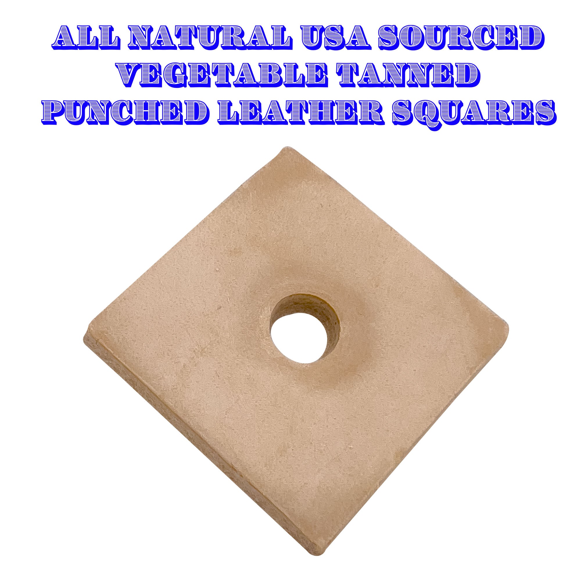 5030 Medium Punched Leather Squares