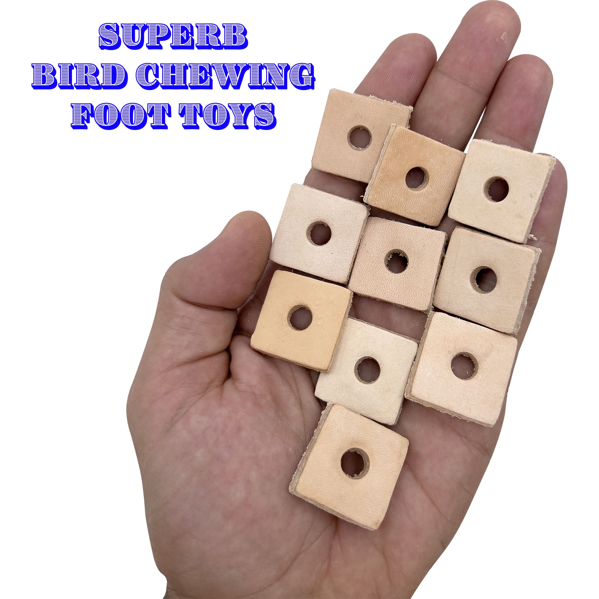 5036 Small Punched Leather Squares