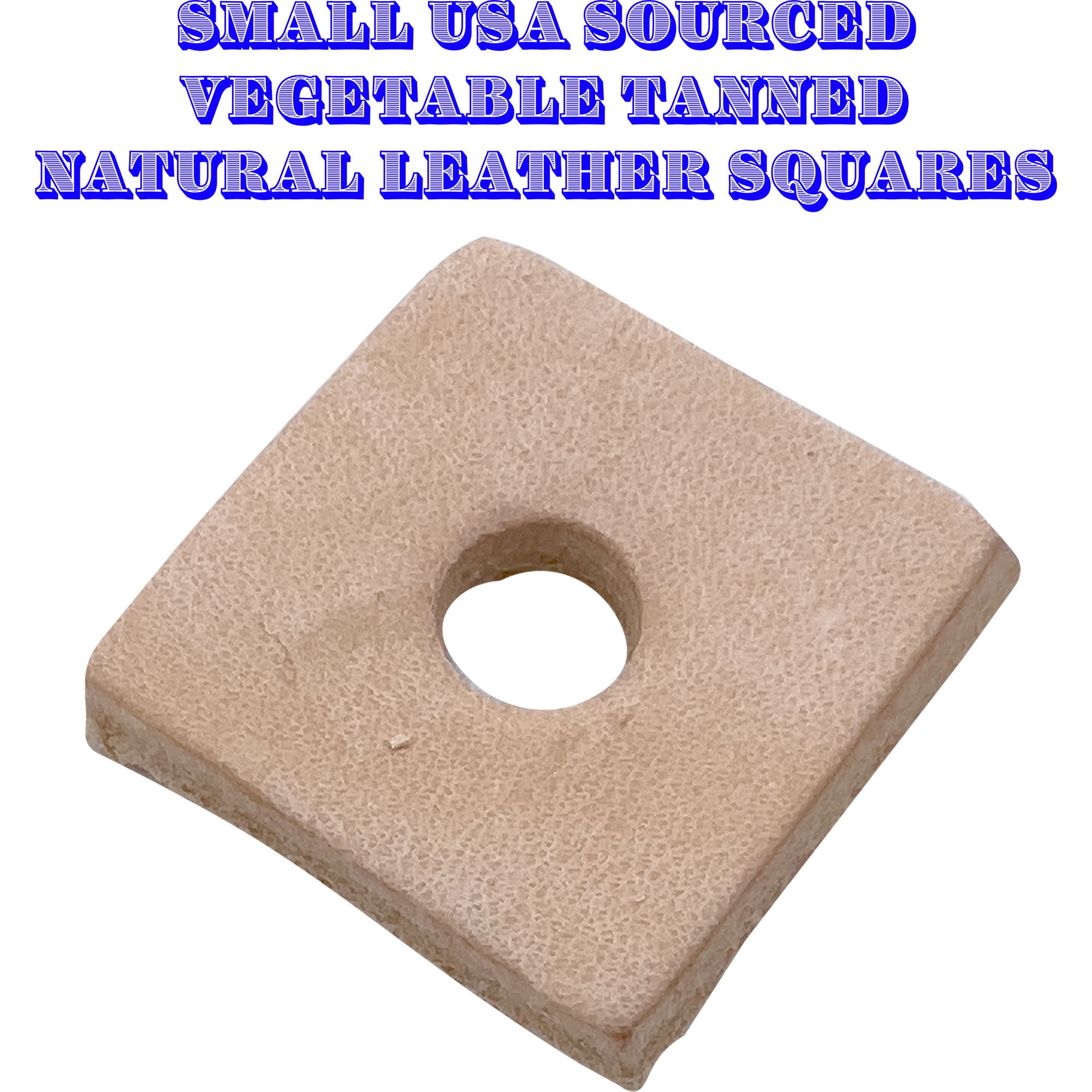 5036 Small Punched Leather Squares