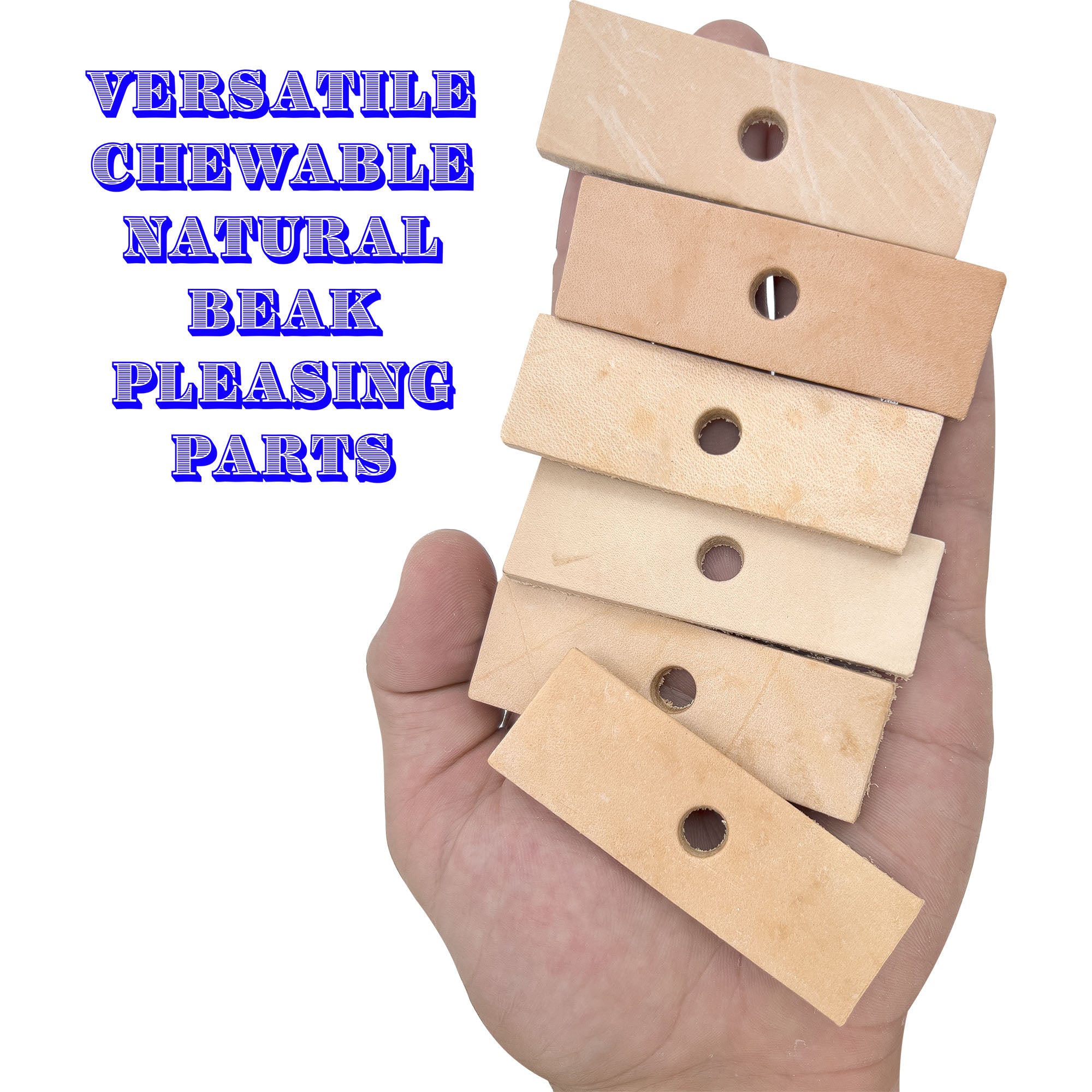 5039 Medium Punched Leather Rectangles