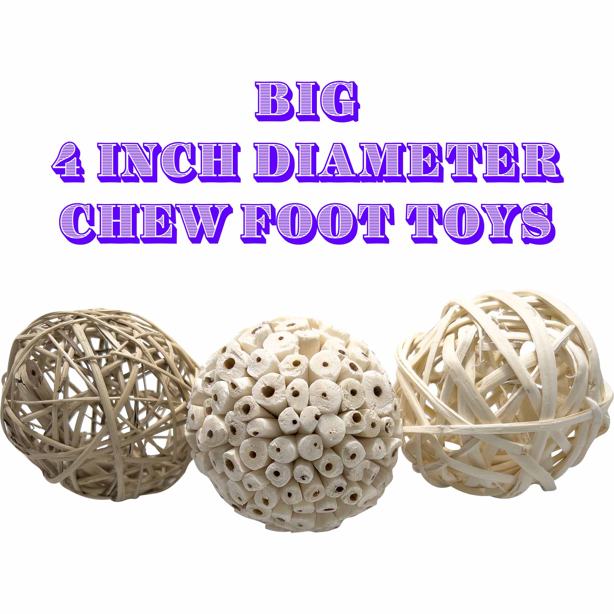 5119 Big Natural Bird Balls