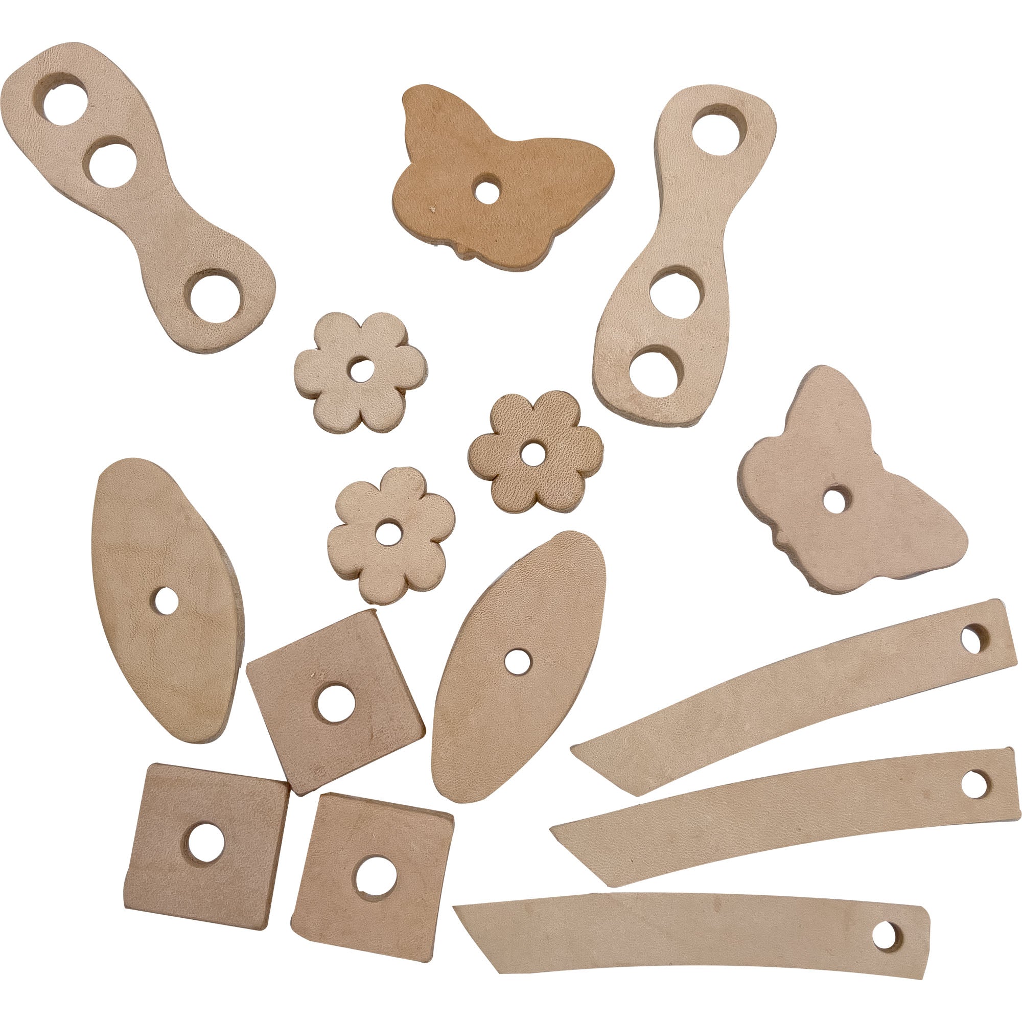 5158 Garden Knacks Leather Platter