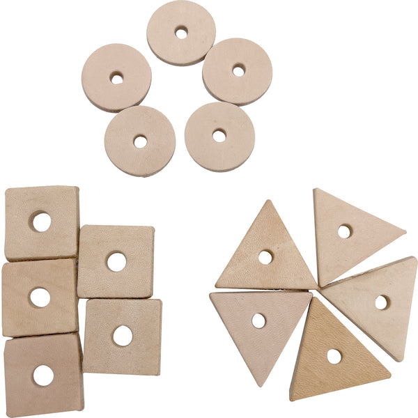 5160 Pk15 Small Leather Shapes - Hover