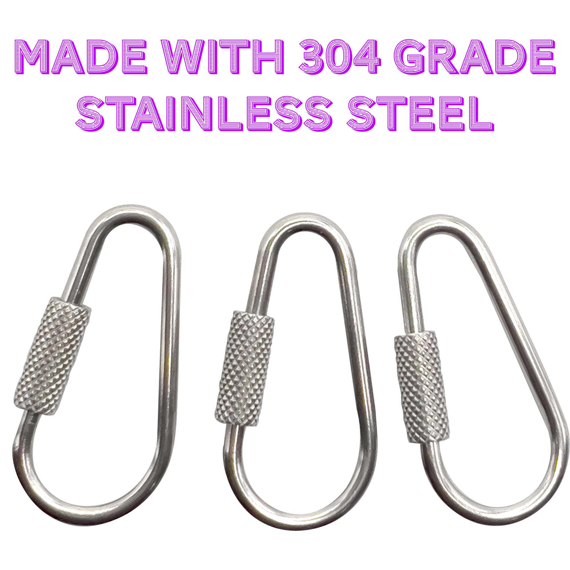 Đồ chơi bằng thép không gỉ 7001 Pk3 PK6 PK9 Quick Link M&M Bird Toys