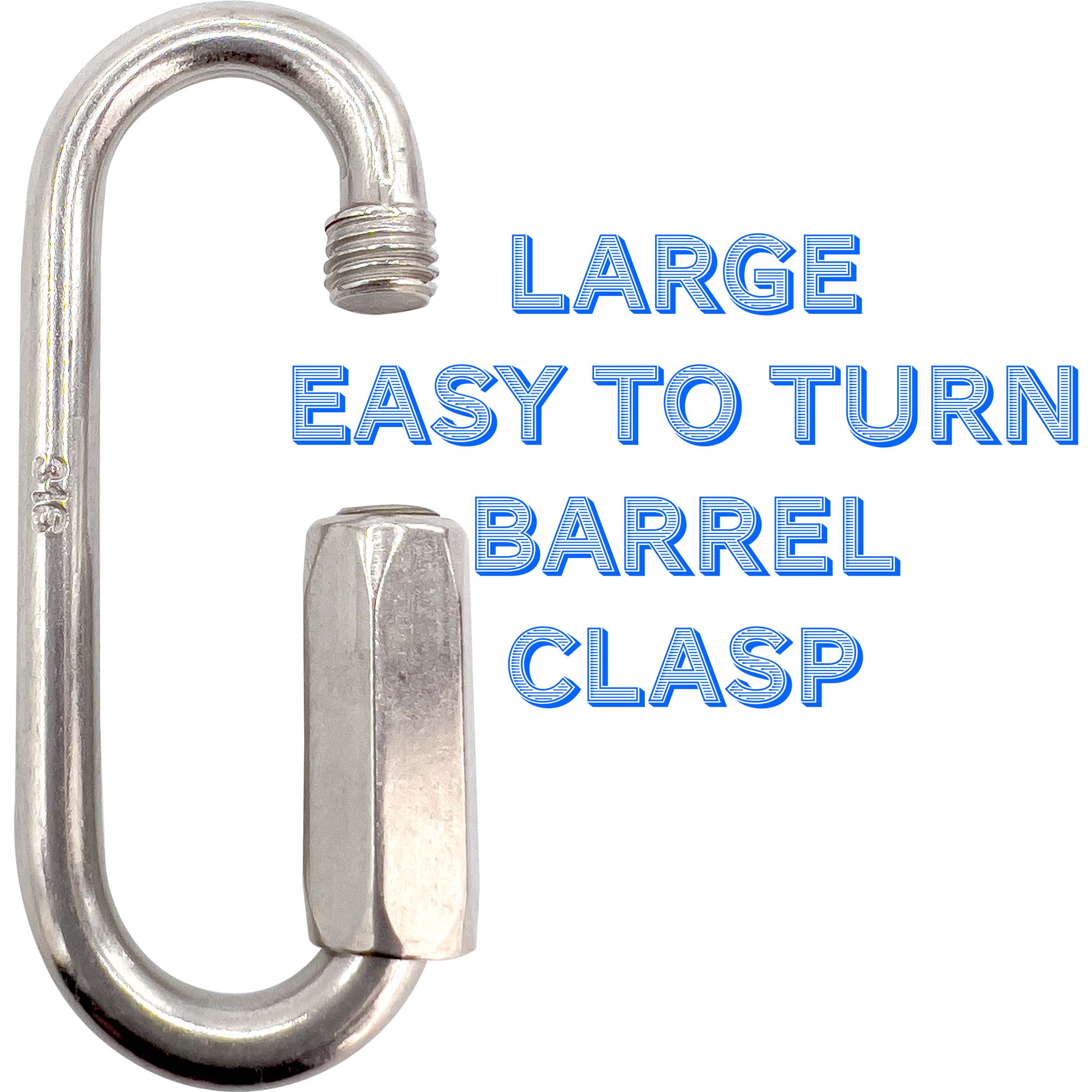 7004 Stainless Steel 2.5 Inch Large Toy Quick Link