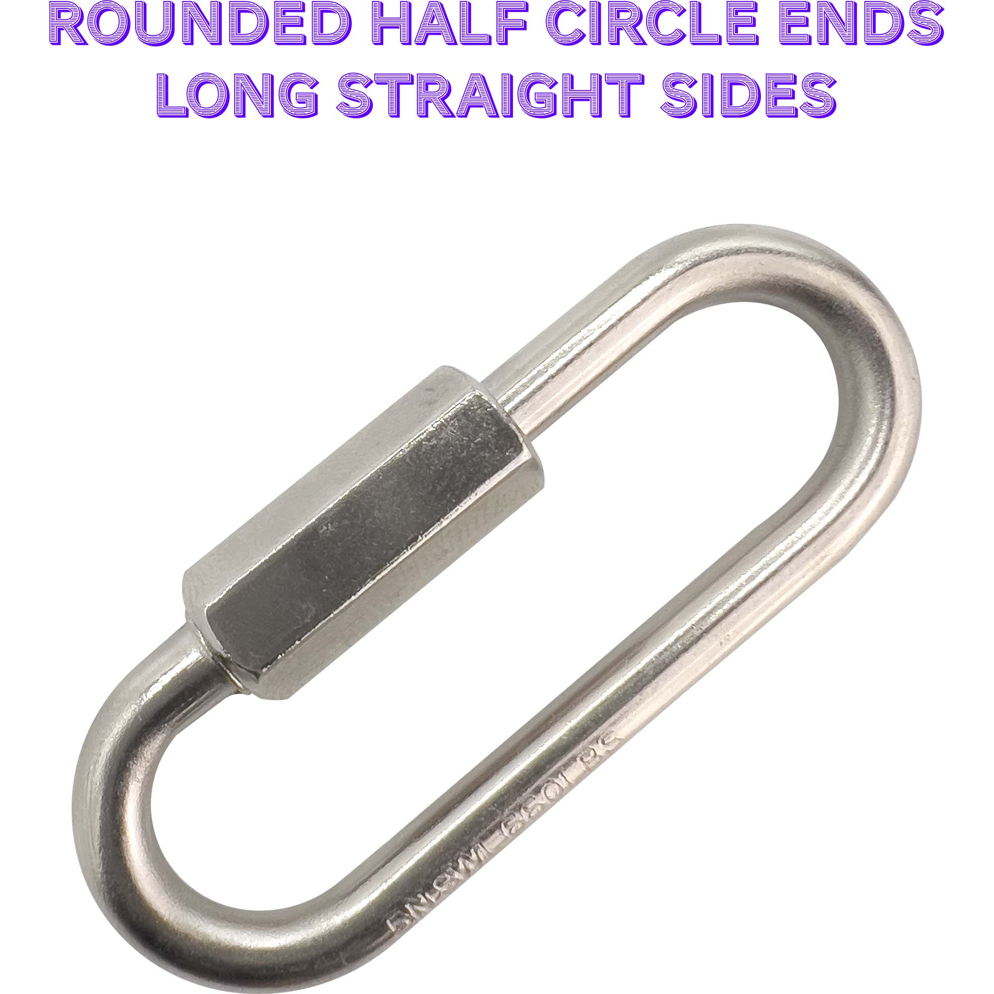 7007 Pk5 niquelado 2,5 pulgadas boca ancha juguete Quick Link M&M Union Bird Toys