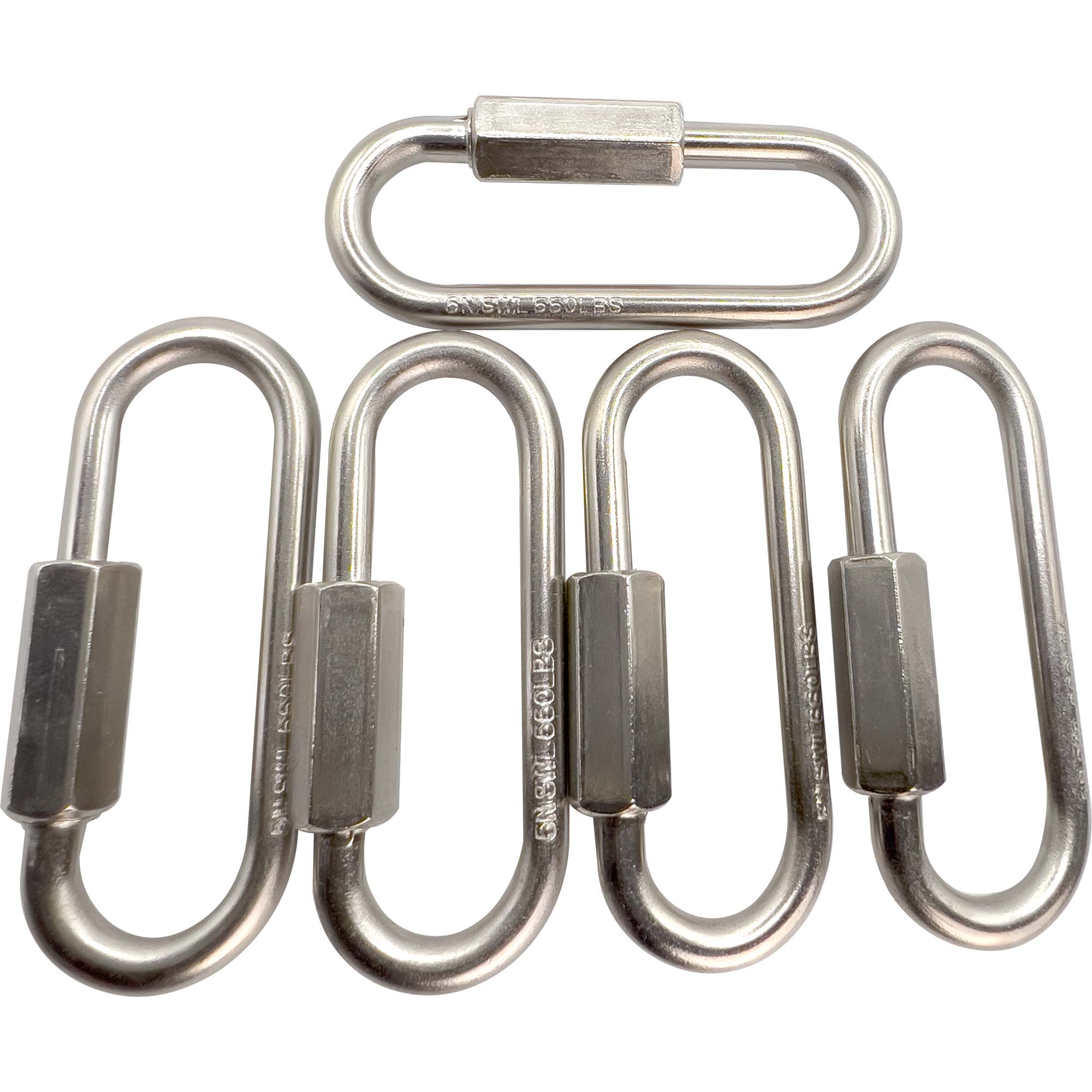 7007 Pk5 niquelado 2,5 pulgadas boca ancha juguete Quick Link M&M Union Bird Toys