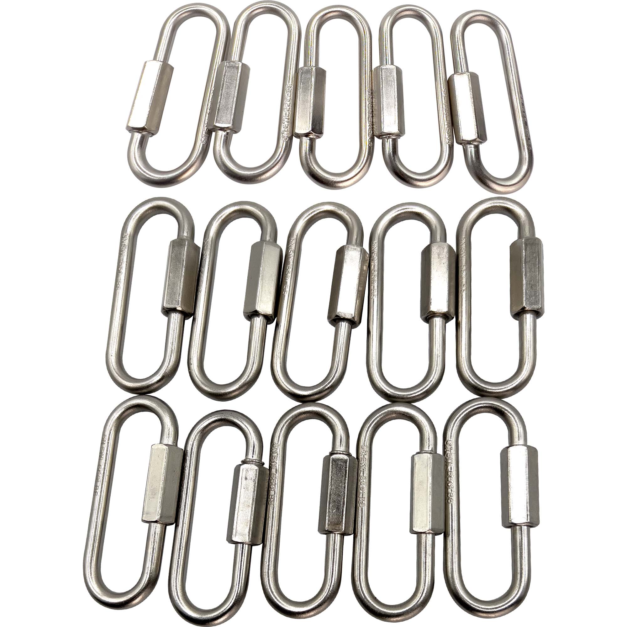 7007 Pk5 niquelado 2,5 pulgadas boca ancha juguete Quick Link M&M Union Bird Toys