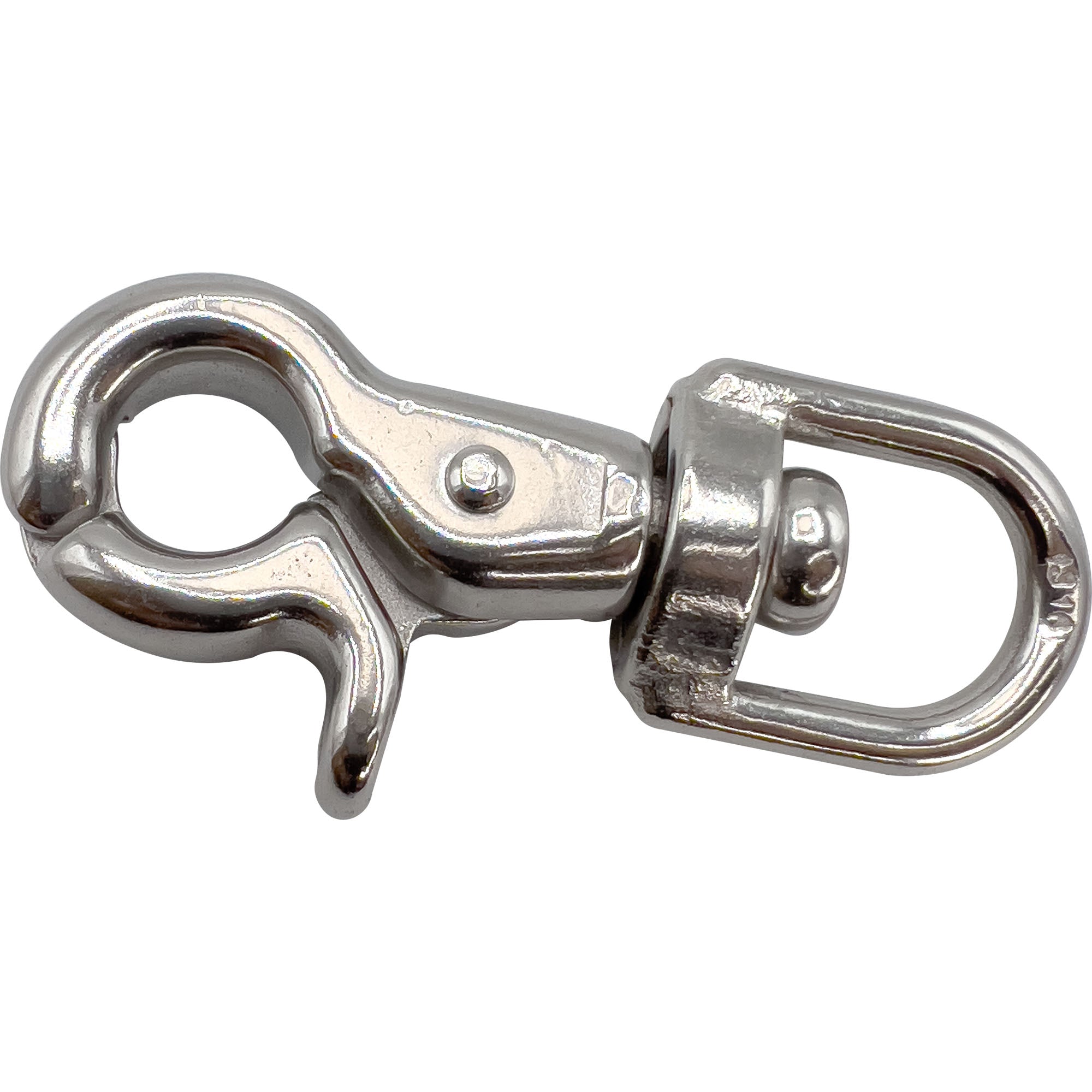 7016 Round Ring Cage Lock 5/8 Inch Stainless Steel