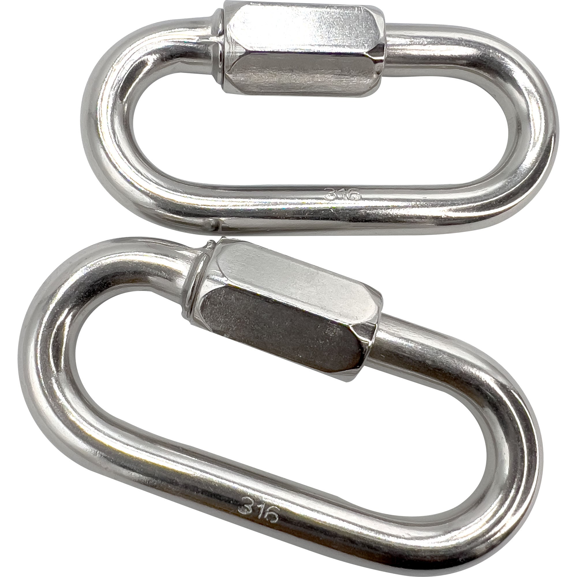 7019 2pk Huge Stainless Steel 2.9 Inch Hanging Link
