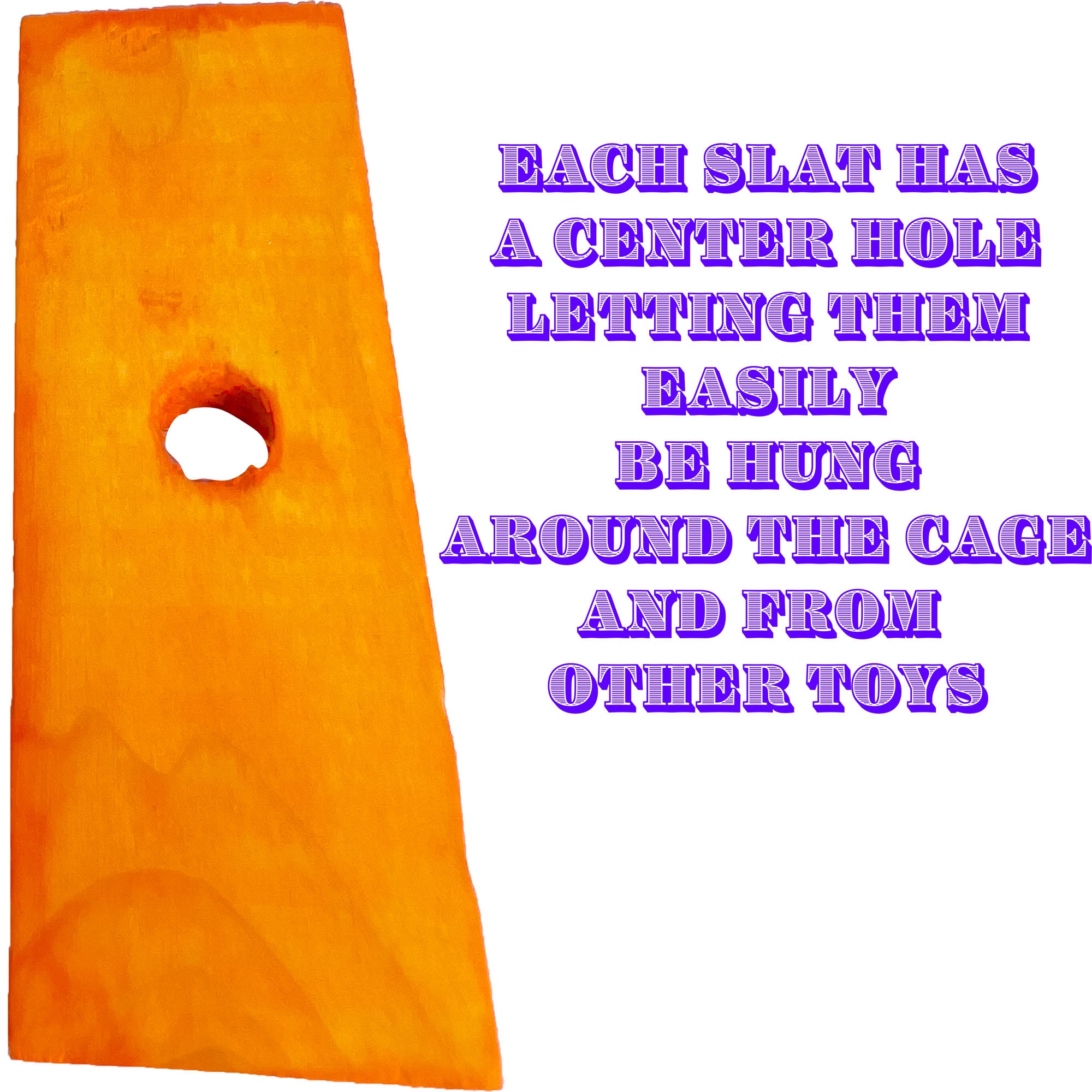 2162 Rectangular Rainbow Chew Slats