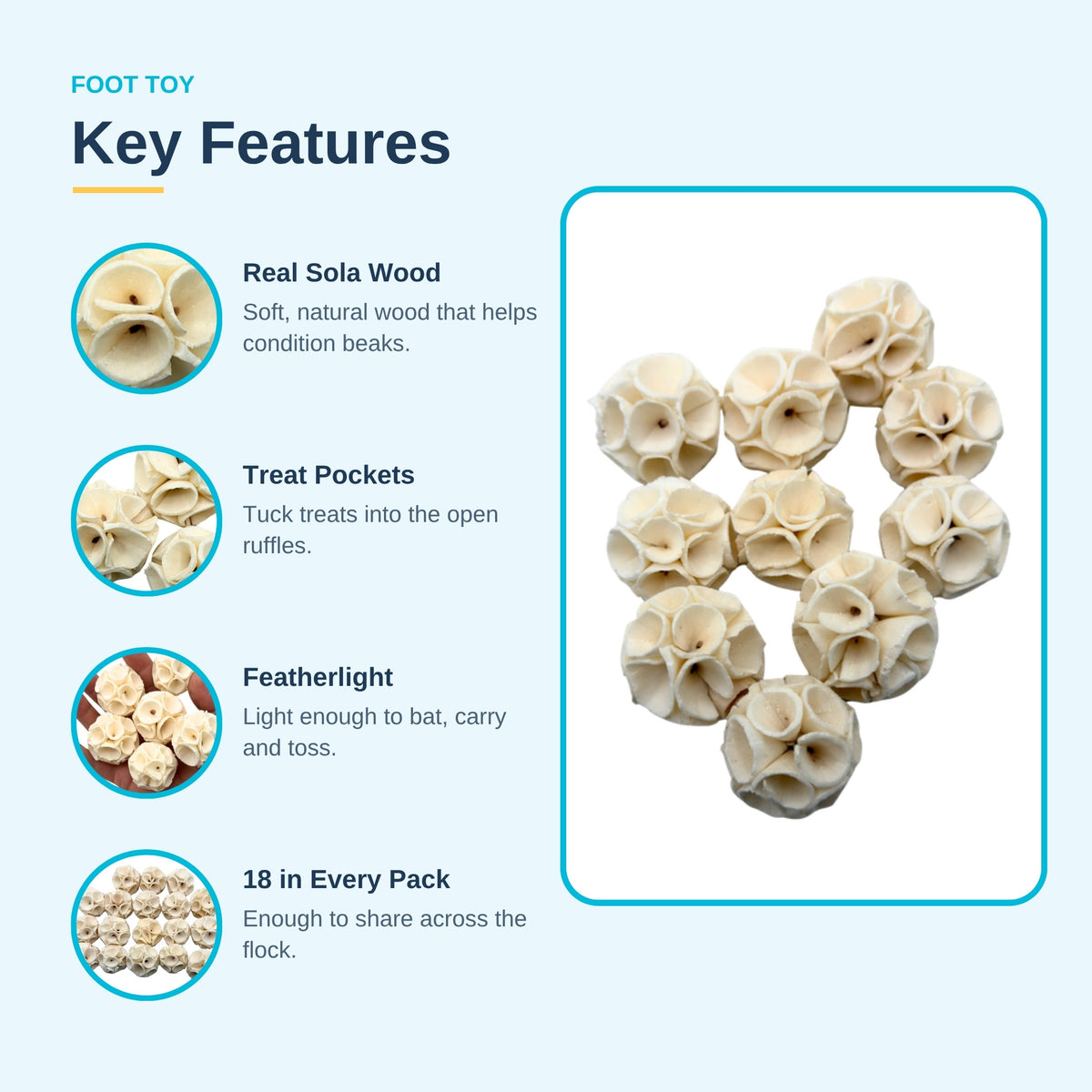 Mini sola crepes key features #size_mini - pack of 18
