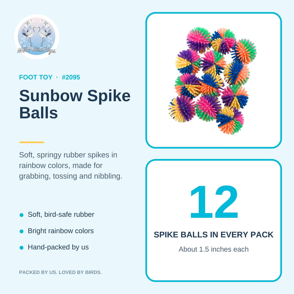 Pk12 Sunbow Spike Balls #2095