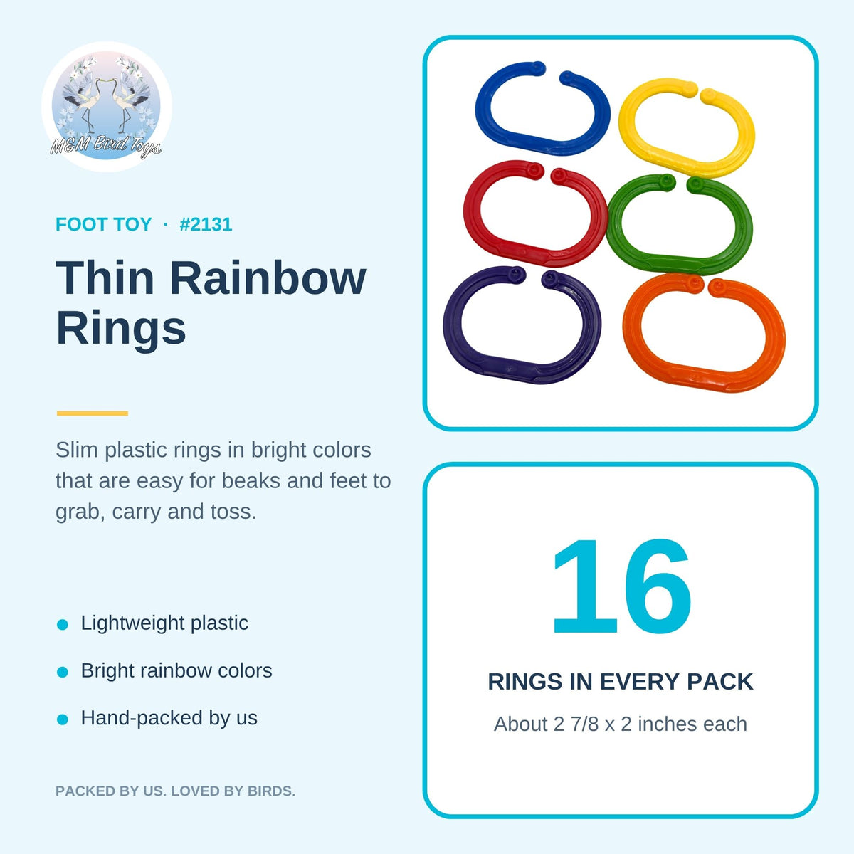 Pk16 Thin Rainbow Rings #2131