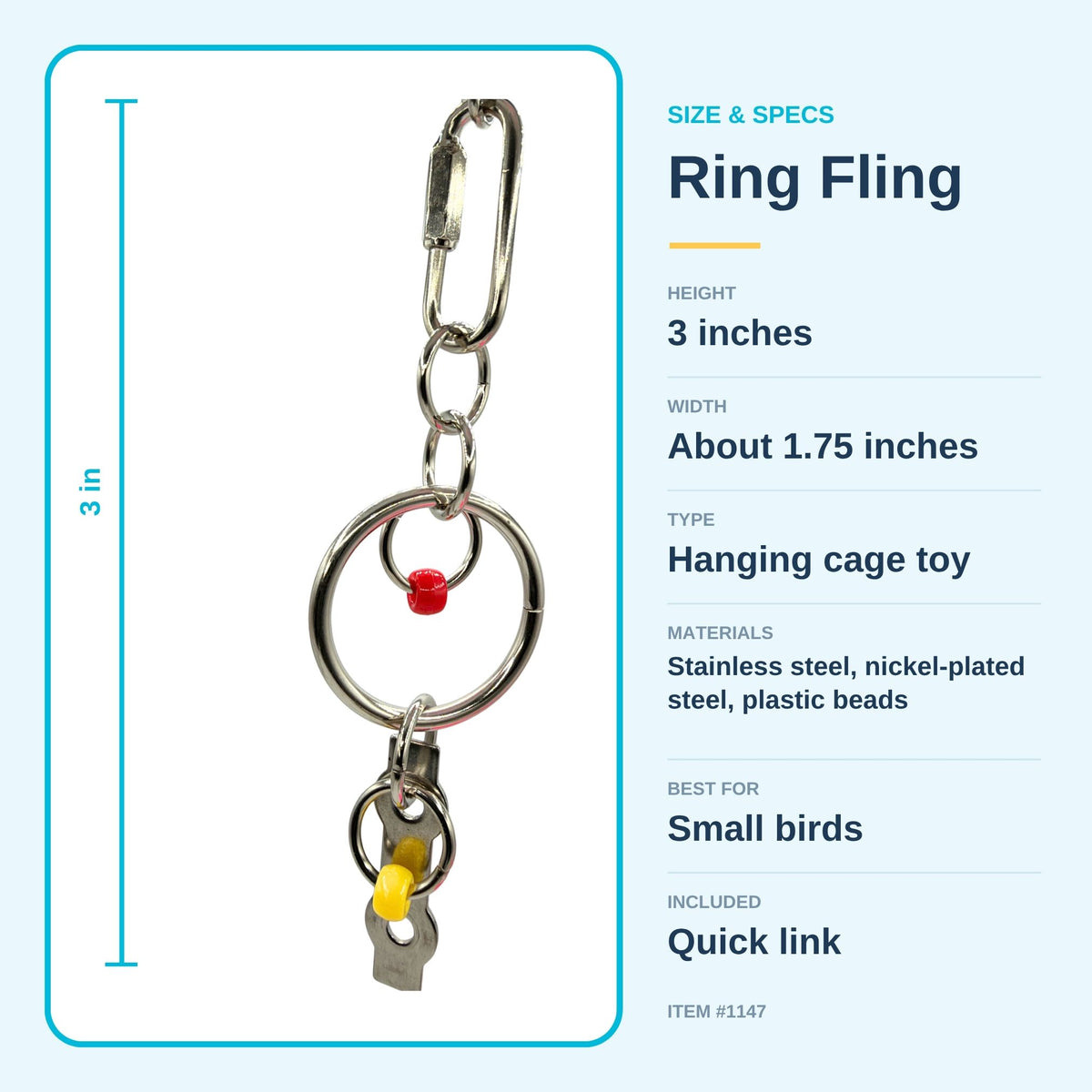 Ringy Slat Swinger #1147