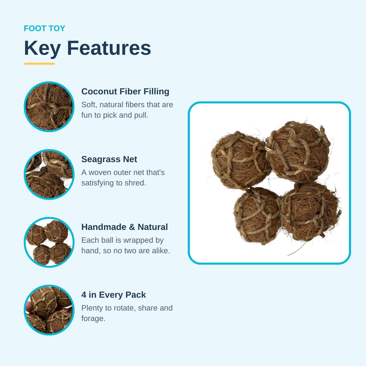 Pk4 Coconut Fiber Ball #5050