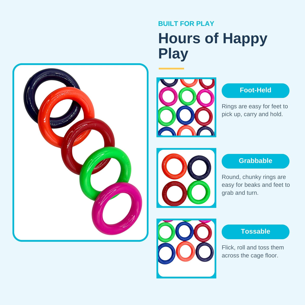 Pk12 Rainbow Rings #2143