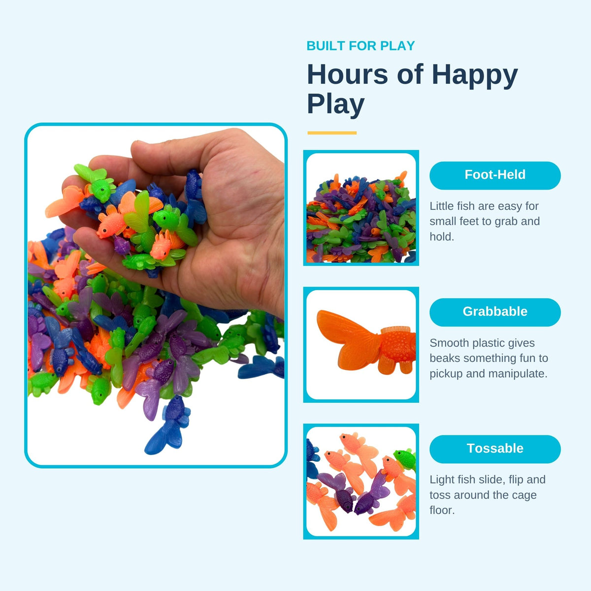 Pk100 Mini Rainbow Fishes #2188