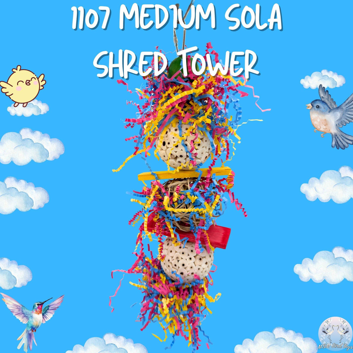 1107 Medium Sola Shred Tower