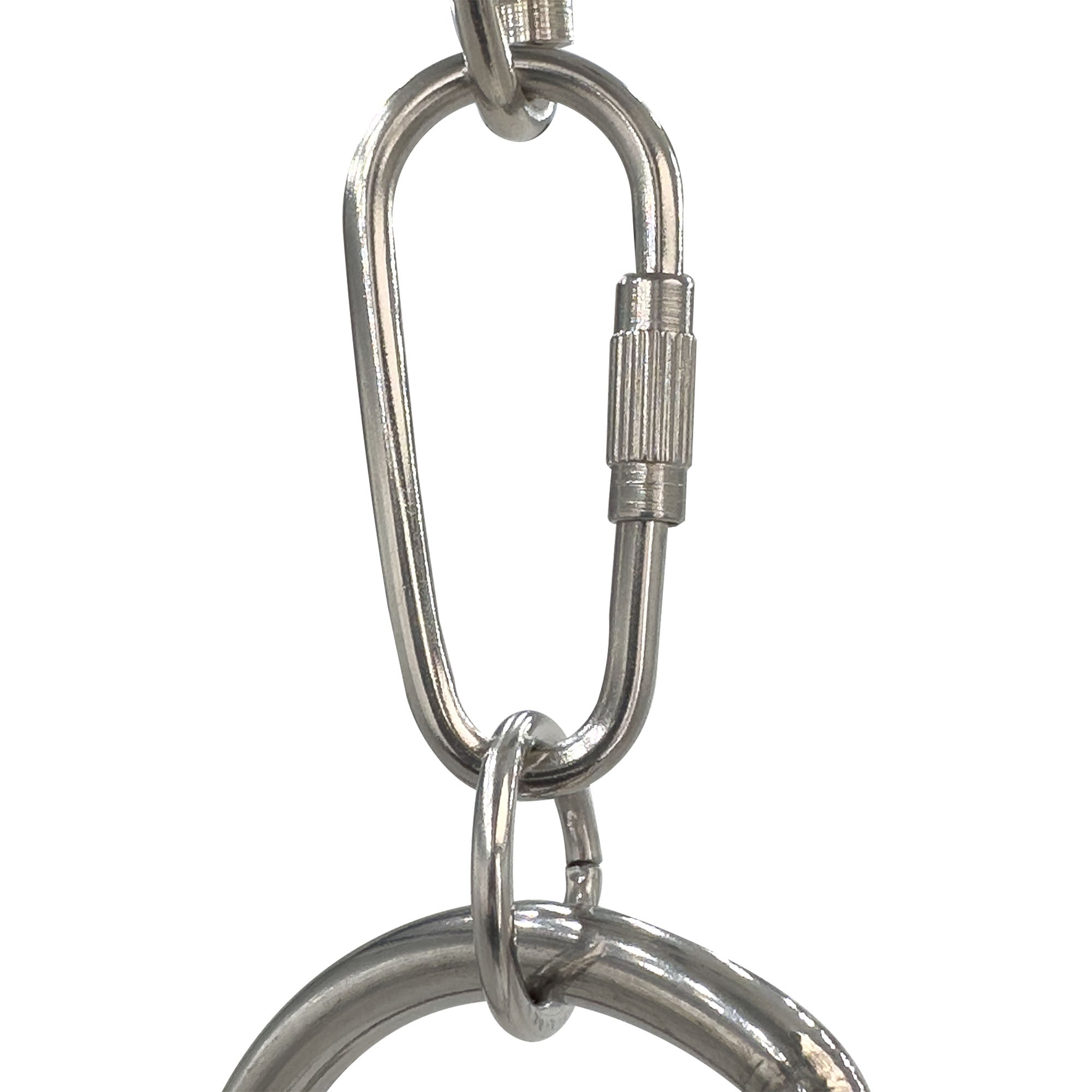 1131 Tough Stainless Steel Triple Ring Handcrafted Durable Shiny Toy