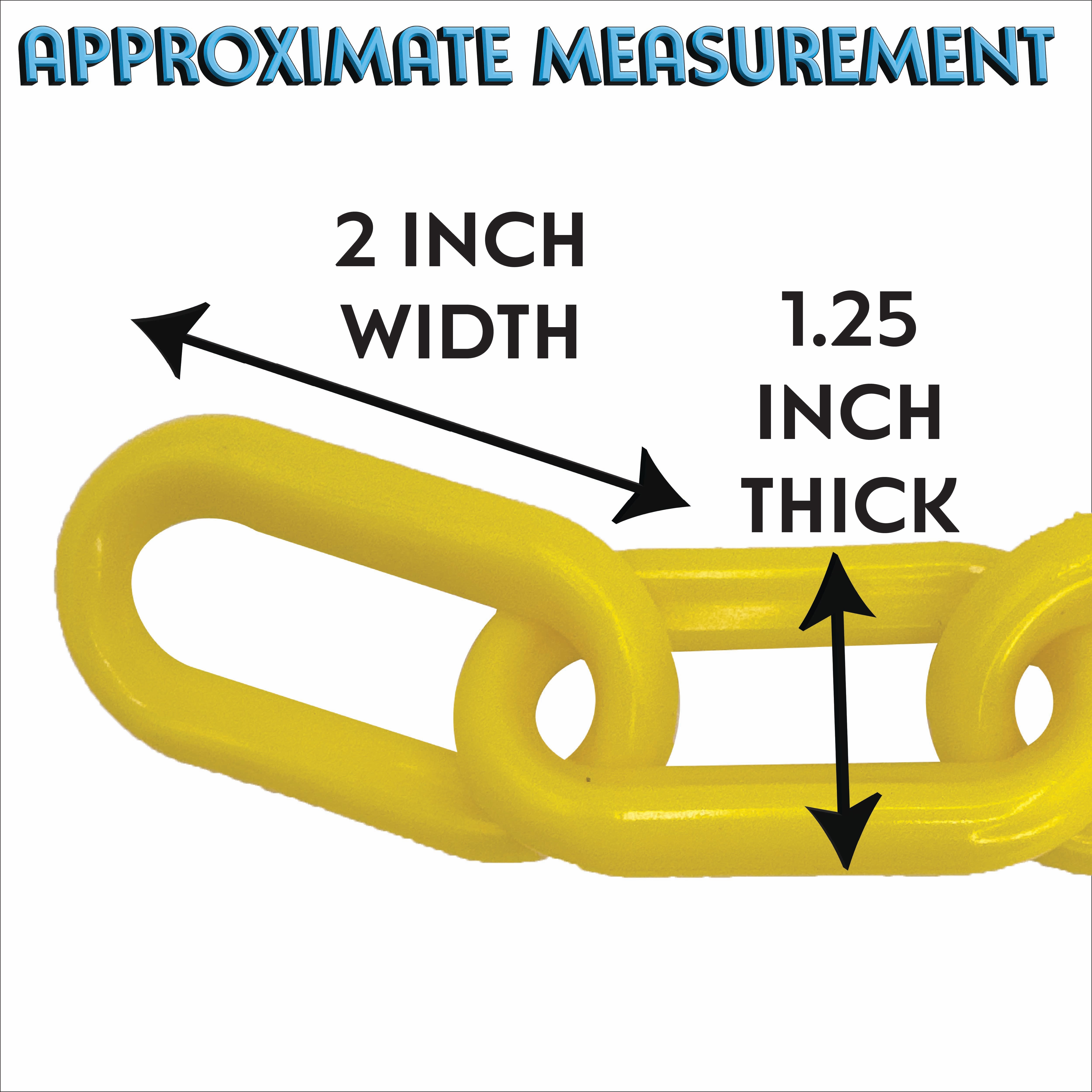 2011 5ft Medium Yellow Plastic Chain