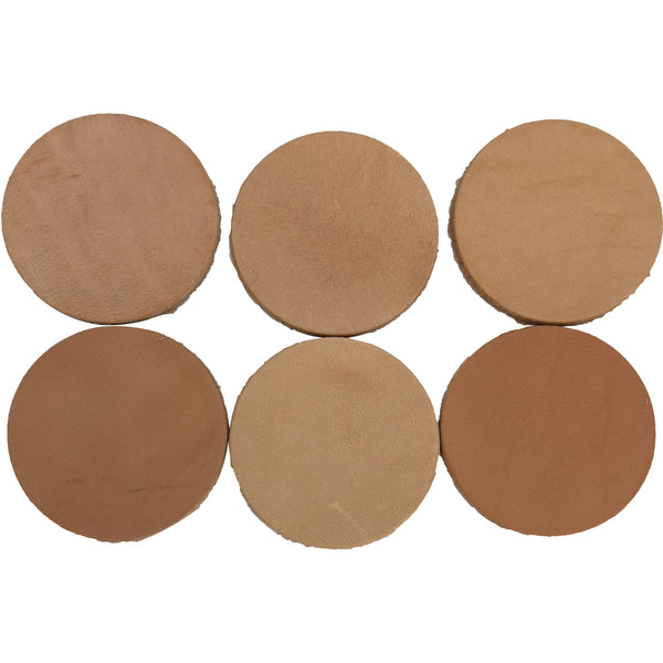 Pk6 Big Leather Circles #5031
