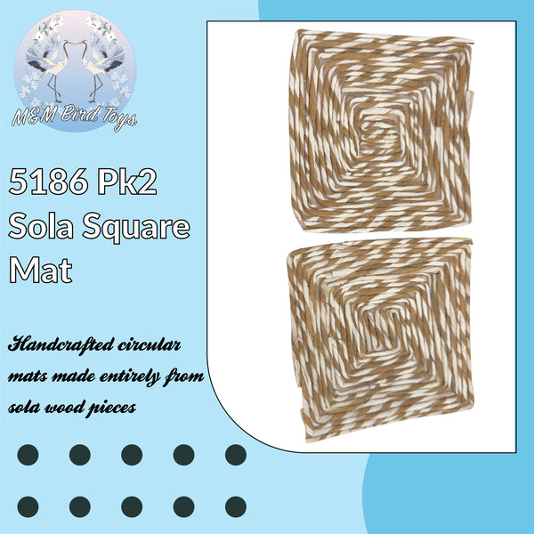5186 Pk2 Sola Square Mat - Hover
