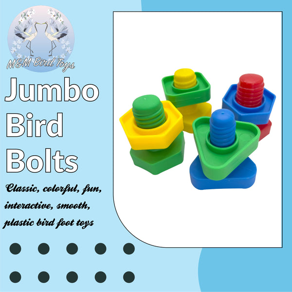 1002 Pk8 Jumbo Bird Bolts M&M Union Bird Juguetes