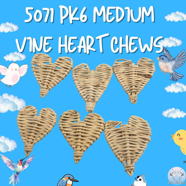 5071 Pk6 Willow Vine Heart Chews - Hover