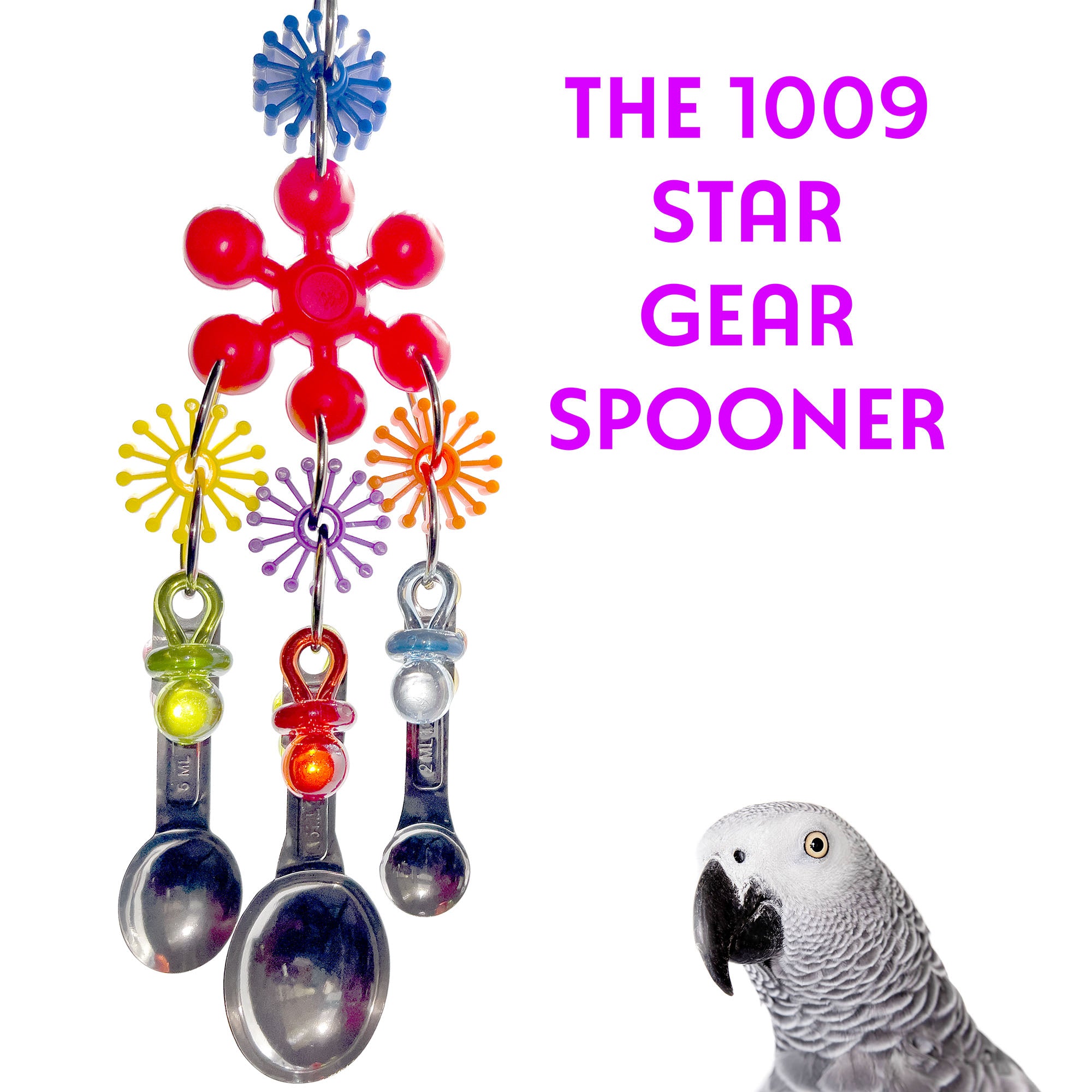 1009 Star Gear Spooner M&M Bird Toys