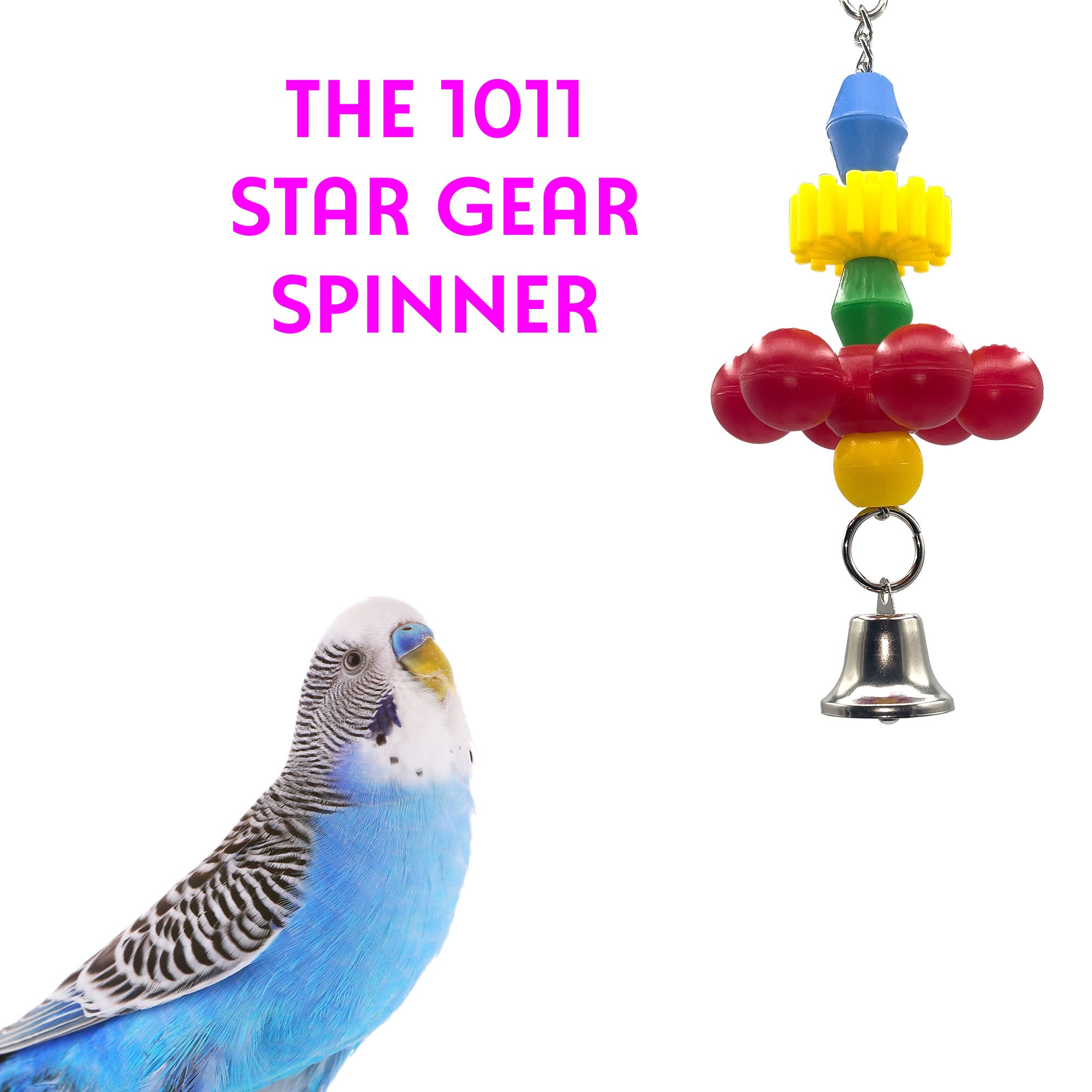 1011 Star Gear Spinner M&M Bird Toys