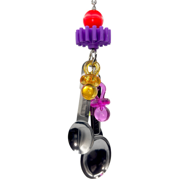 1020 Paci Spoon Beater M&M Bird Toys
