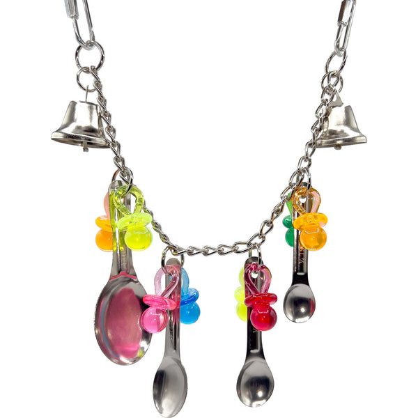 1022 Super Paci Spooner Ringer M&M Bird Toys