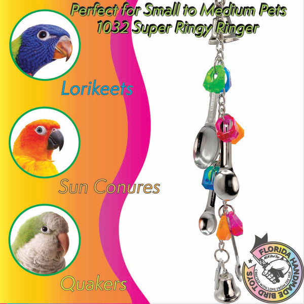 1032 Súper Ringy Ringer M&M Union Bird Juguetes